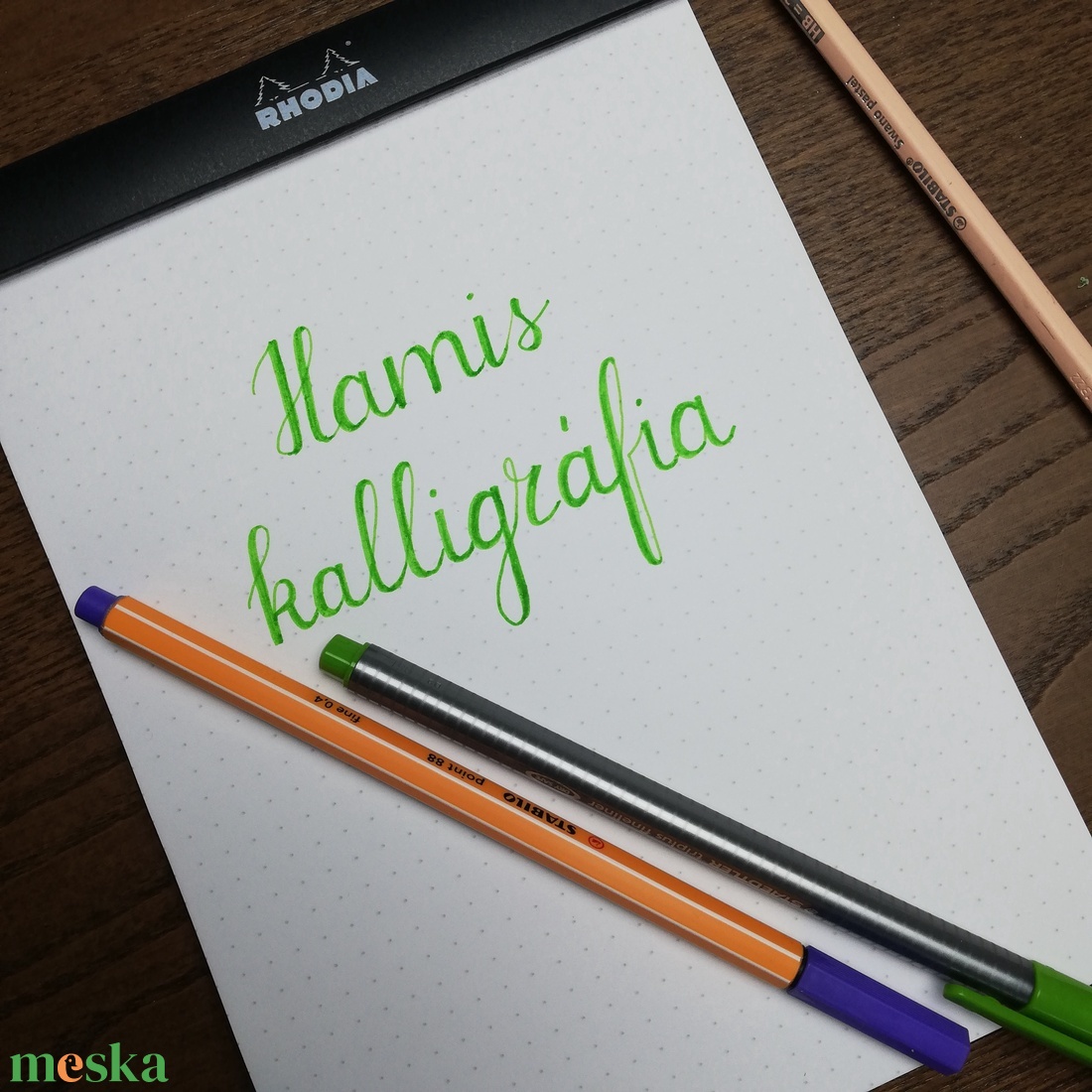 Hamis Kalligráfia online kurzus - diy (csináld magad) - workshop & tanfolyam - Meska.hu