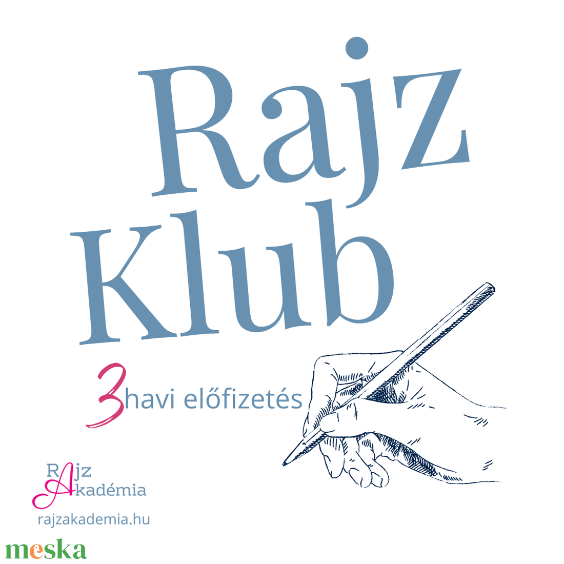 Rajz Klub - 3 havi tagság - diy (csináld magad) - workshop & tanfolyam - Meska.hu