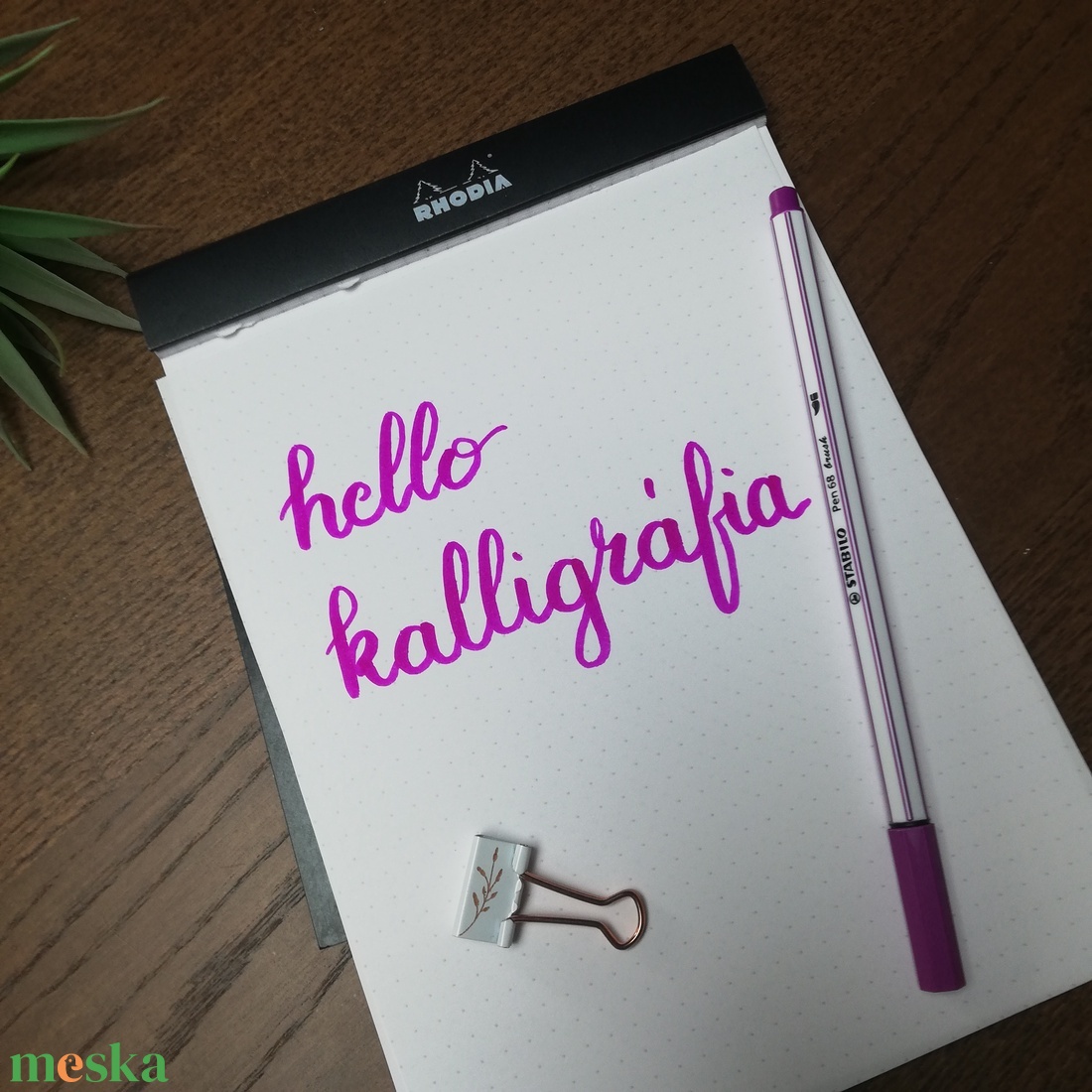 Ecsetfilces Kalligráfia workshop - Budapesten - diy (csináld magad) - workshop & tanfolyam - Meska.hu