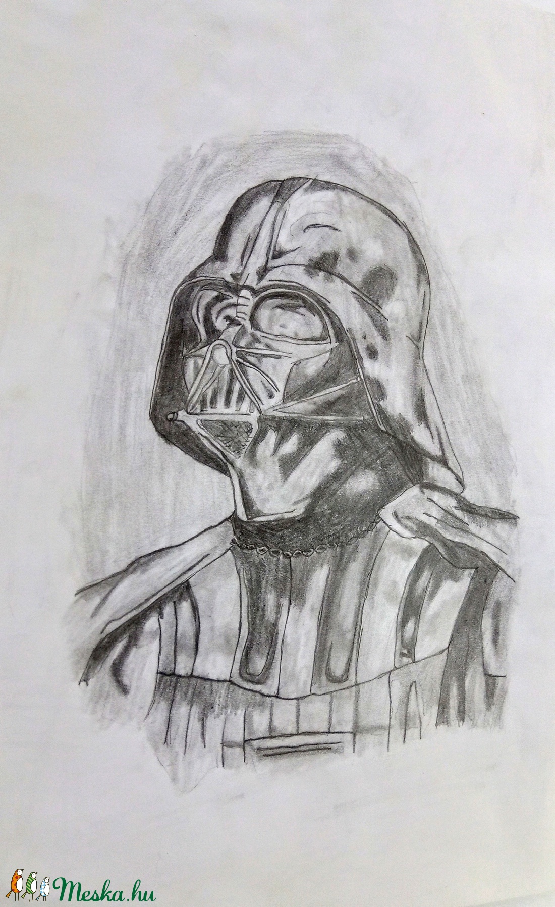 Darth Vader-es kép - művészet - grafika & illusztráció - ceruzarajz - Meska.hu