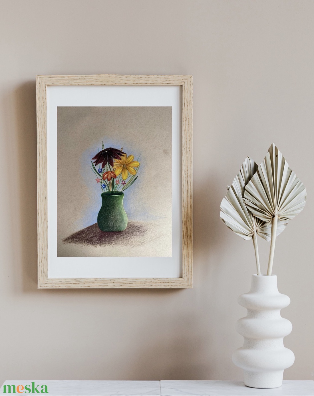 Színek az asztalon - művészet - grafika & illusztráció - ceruzarajz - Meska.hu