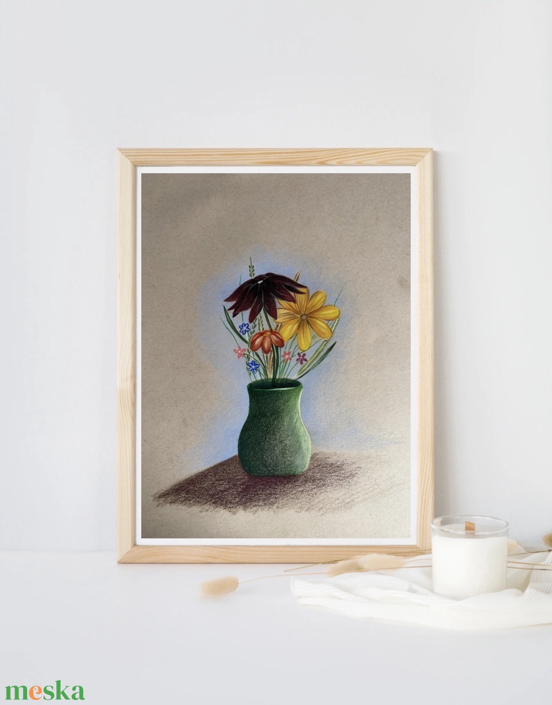 Színek az asztalon - művészet - grafika & illusztráció - ceruzarajz - Meska.hu