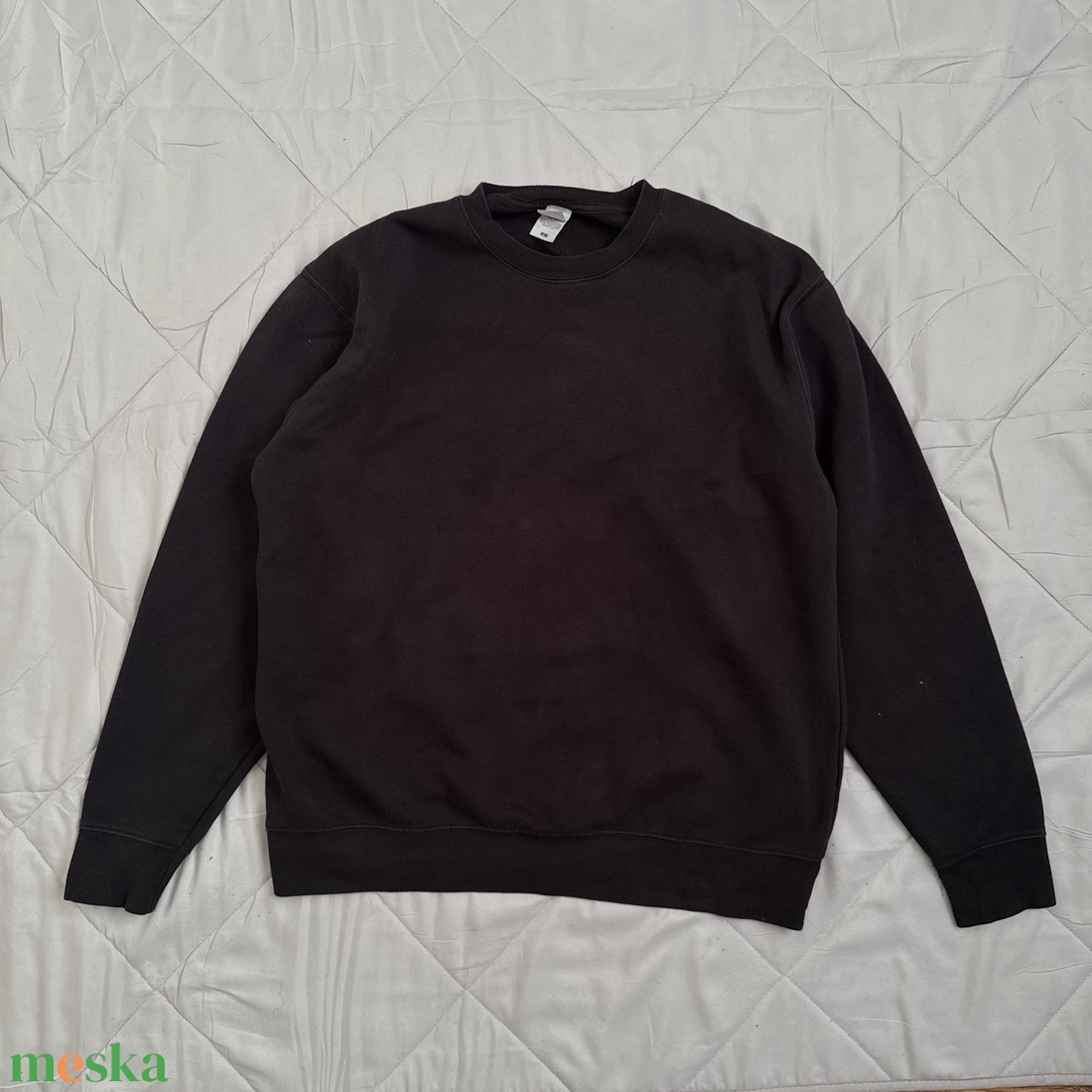 Bleached/Fehéritett cybergilism kereszt mintás fekete pulcsi  - diy (csináld magad) - szabásminta, útmutató - szabásminta - Meska.hu