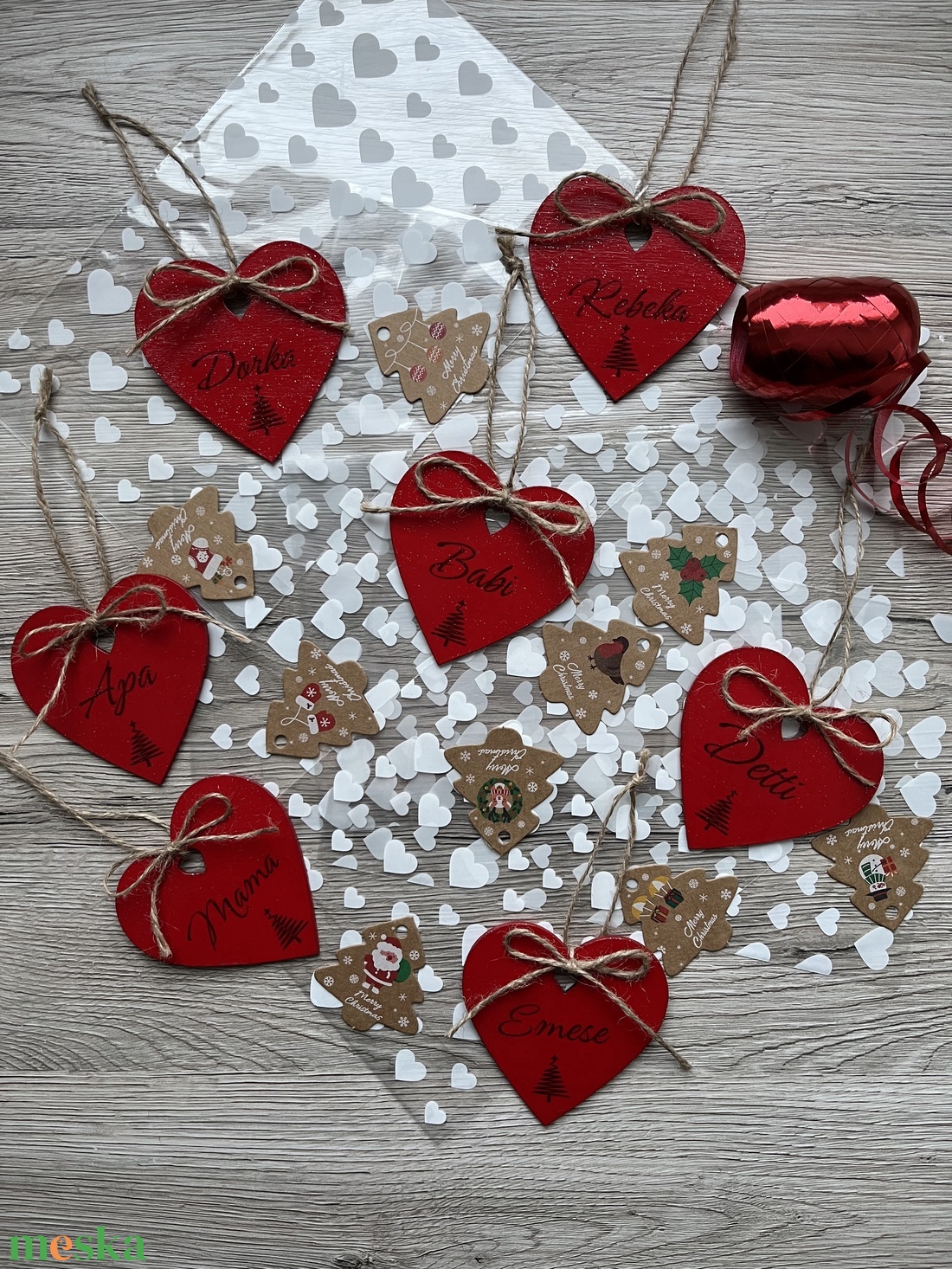 Karácsonyfa díszek - karácsony - karácsonyi lakásdekoráció - karácsonyfadíszek - Meska.hu