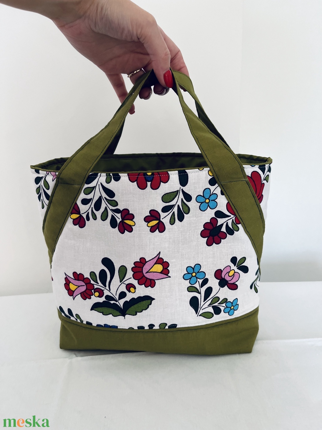 Kézitáska népmotívumos  - táska & tok - kézitáska & válltáska - kézitáska - Meska.hu