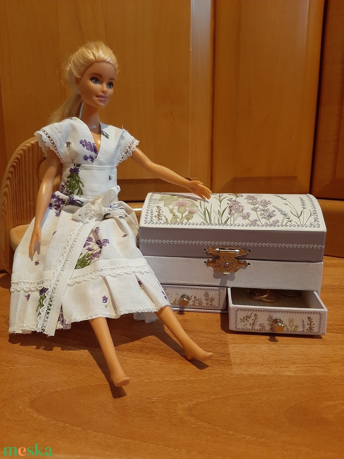 Levendulás barbie ruha - játék & sport - baba & babaház - barbie ruhák - Meska.hu