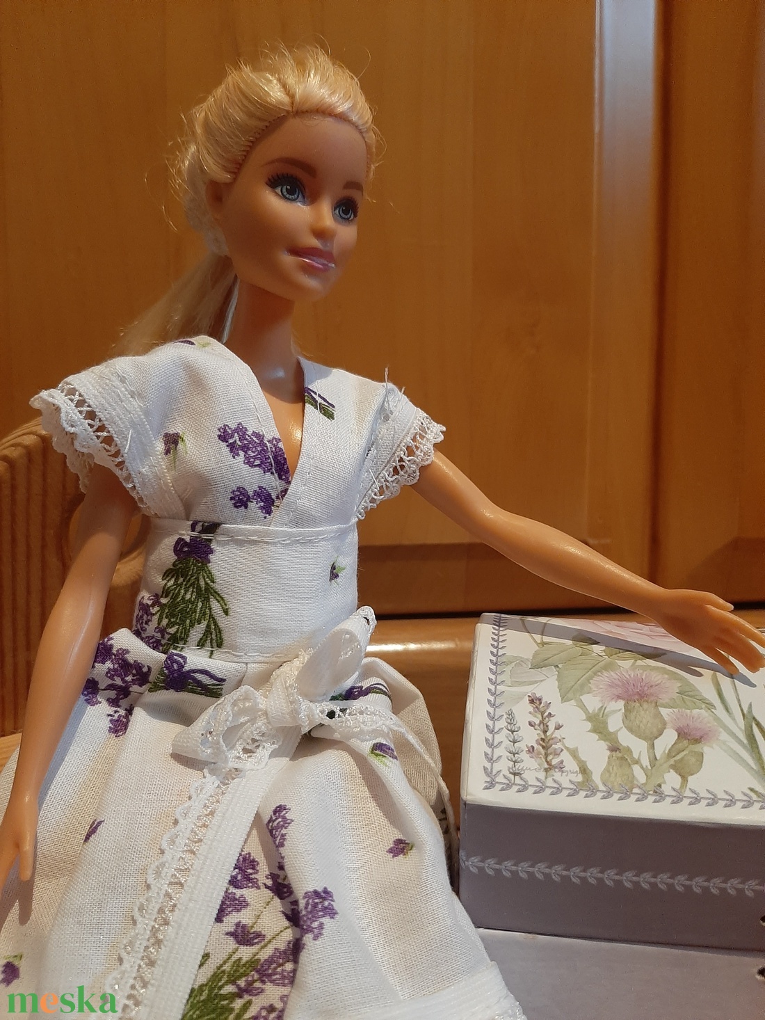 Levendulás barbie ruha - játék & sport - baba & babaház - barbie ruhák - Meska.hu