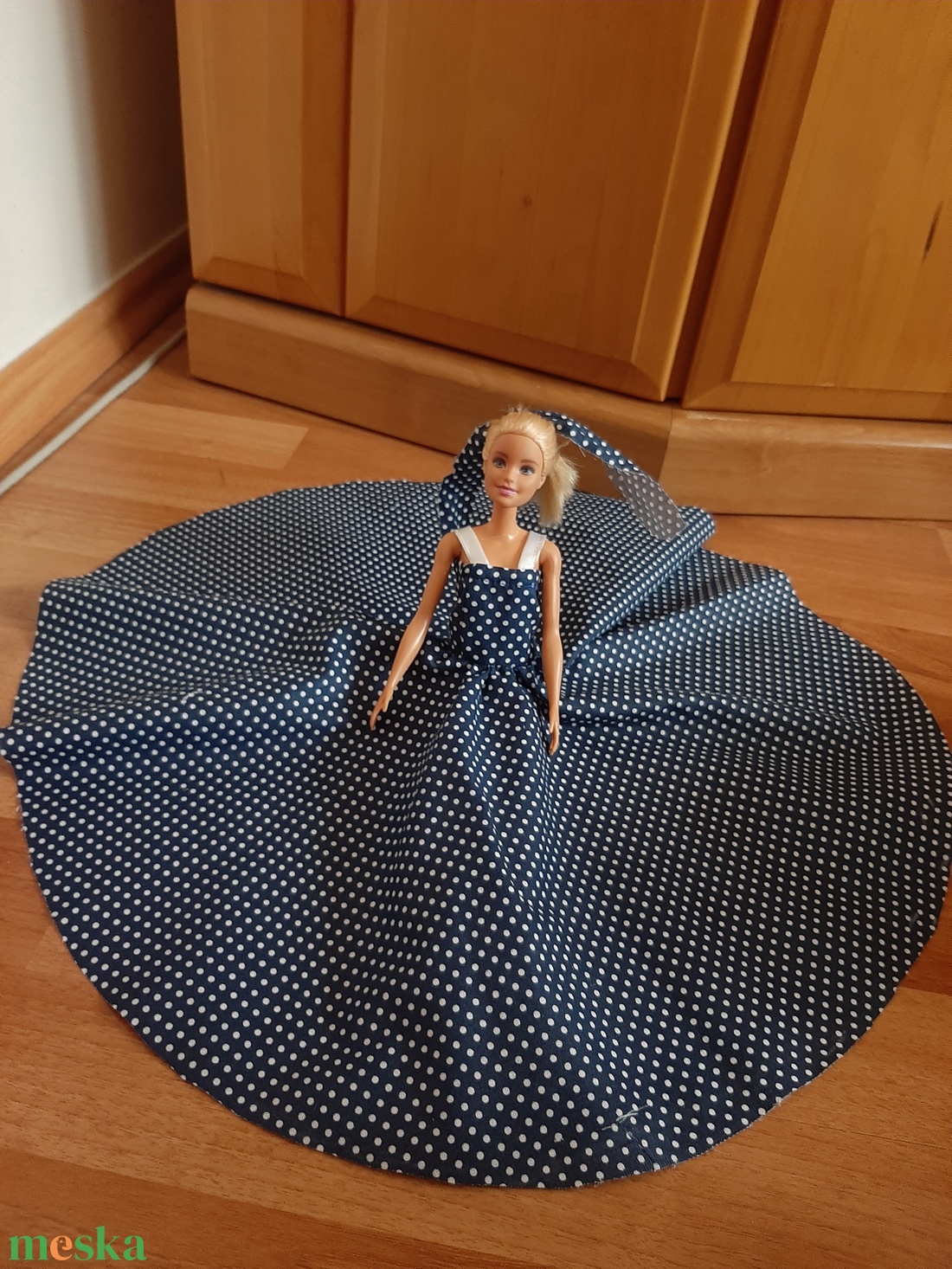 Pöttyös barbi ruha - játék & sport - baba & babaház - barbie ruhák - Meska.hu