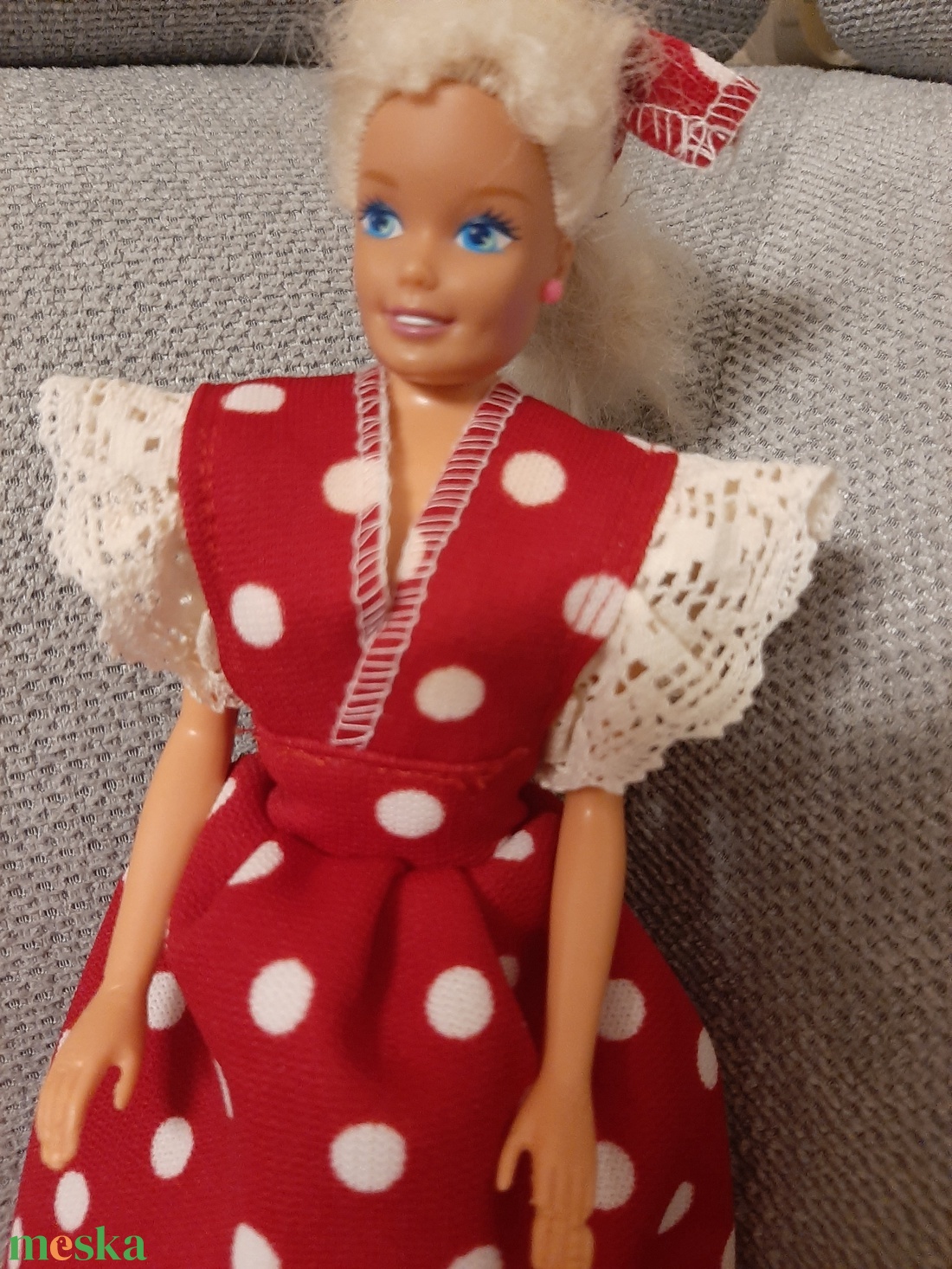 Piros fehér pöttyös barbie ruha - játék & sport - baba & babaház - barbie ruhák - Meska.hu Piros fehér pöttyös barbie ruha - játék & sport - baba & babaház - barbie ruhák - Meska.hu