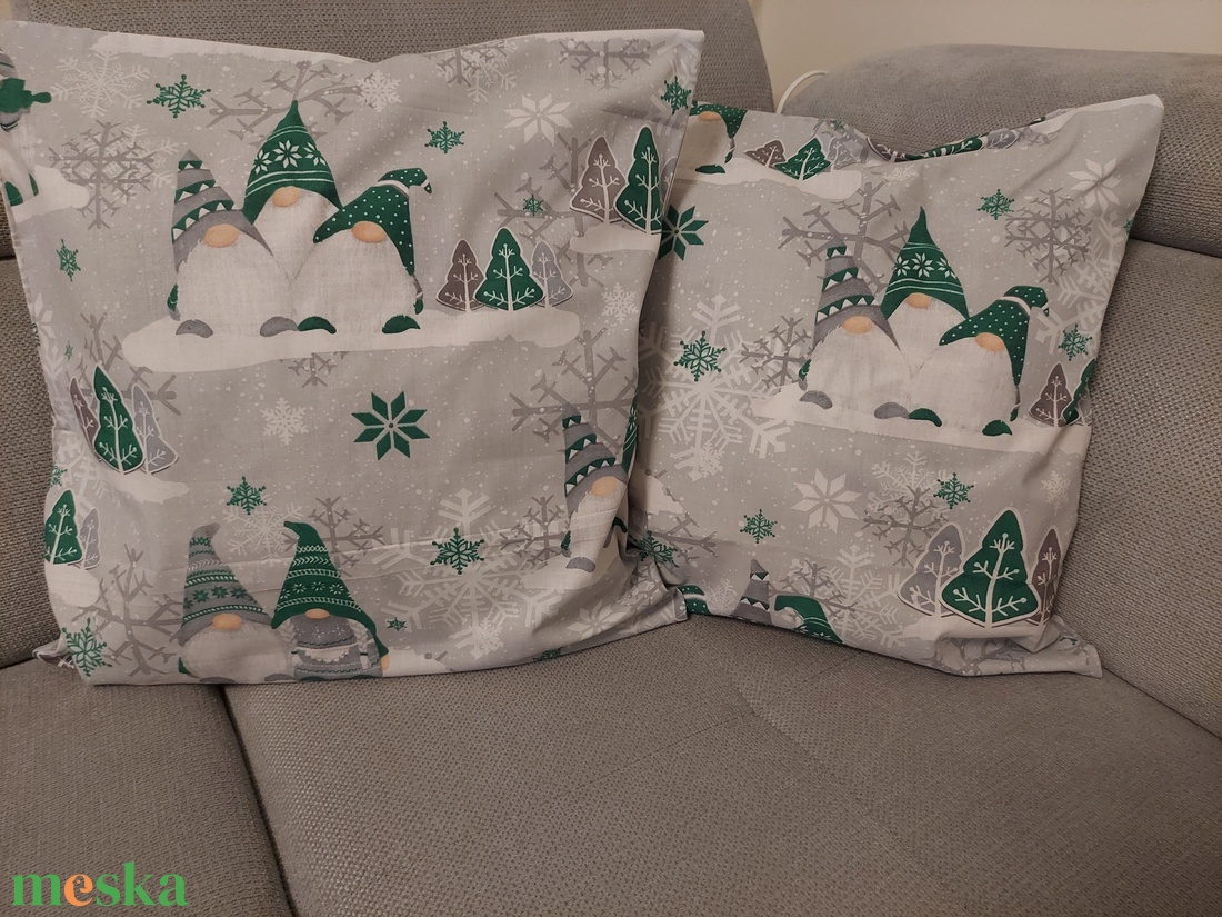 Zöld manós párnahuzat - otthon & életmód - lakástextil - párna & párnahuzat - díszpárnahuzat - Meska.hu
