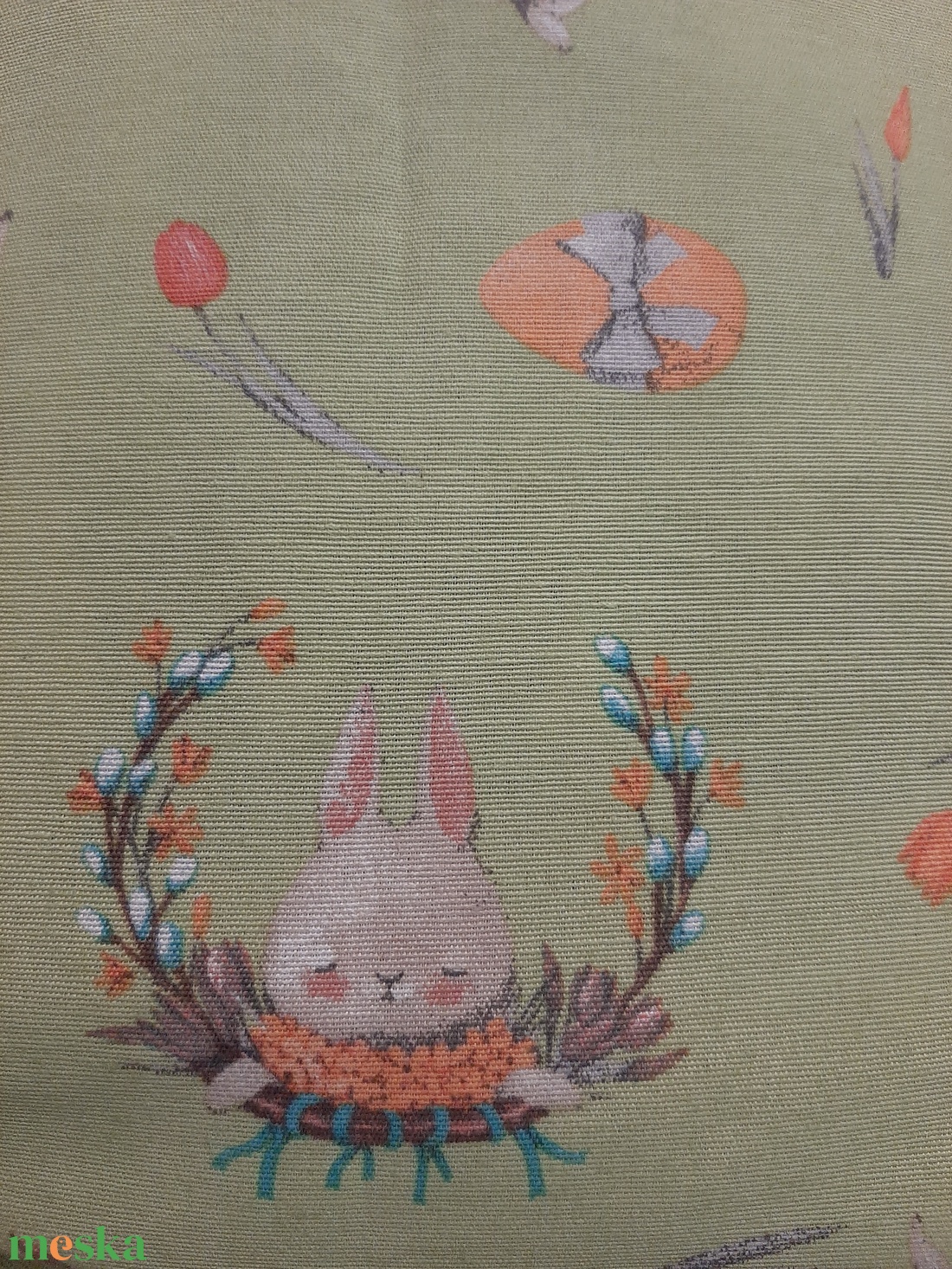 Nyuszis párnahuzat - otthon & életmód - lakástextil - párna & párnahuzat - díszpárnahuzat - Meska.hu