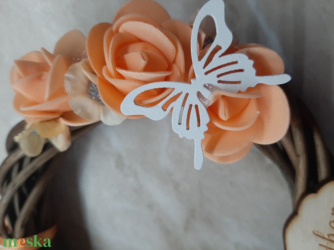 Tavaszi ajtódísz - otthon & életmód - dekoráció - ajtó- és ablak dekoráció - ajtódísz & kopogtató - Meska.hu