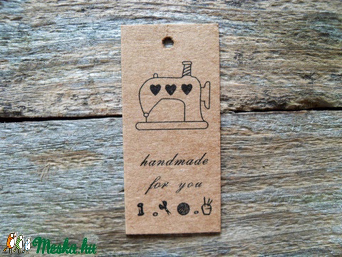Varrógép Handmade cédula varrásokhoz - 1cs - kellékek & szerszámok - papír - dekorációs papír - Meska.hu Varrógép Handmade cédula varrásokhoz - 1cs - kellékek & szerszámok - papír - dekorációs papír - Meska.hu