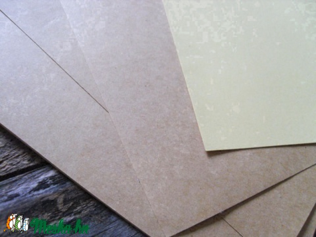 Öntapadós NYOMTATHATÓ kraft papír - A4 - kellékek & szerszámok - papír - egyéb papír - Meska.hu