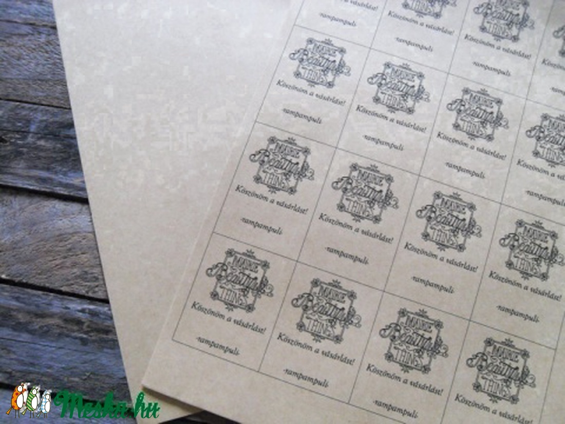 Öntapadós NYOMTATHATÓ kraft papír - A4 - kellékek & szerszámok - papír - egyéb papír - Meska.hu