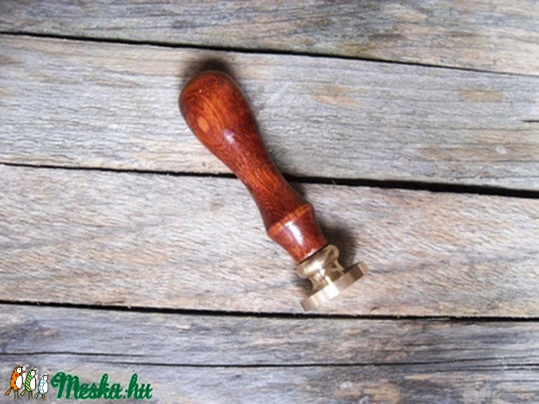Fa pecsét bélyegző viaszhoz fém fejjel FOR YOU - kellékek & szerszámok - papír - Meska.hu