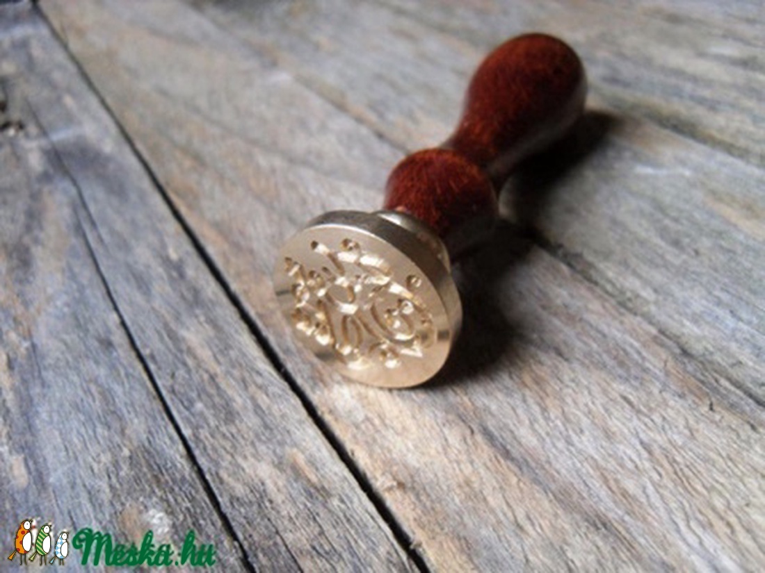 Fa pecsét bélyegző viaszhoz fém fejjel FOR YOU - kellékek & szerszámok - papír - Meska.hu