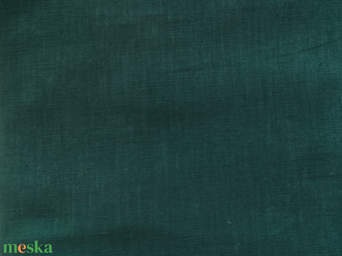 Len asztalterítő zöld - otthon & életmód - konyhafelszerelés, tálalás - tálalás - terítő - Meska.hu