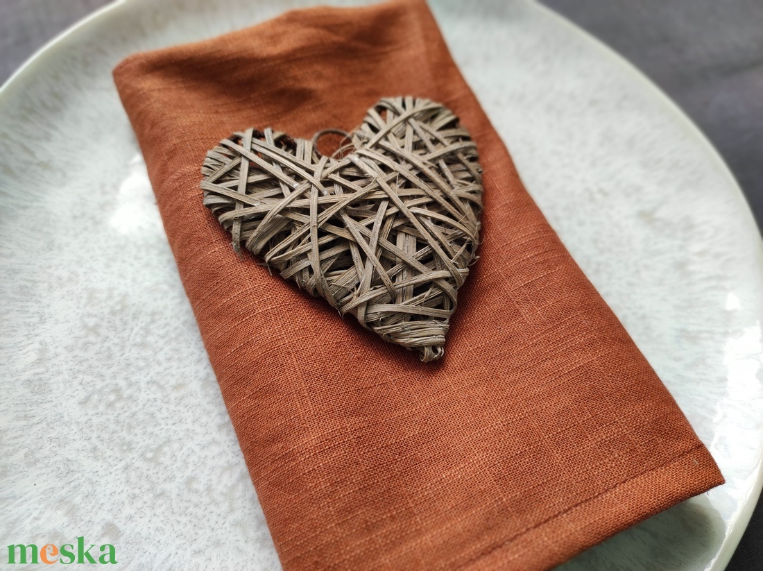 Rozsda lenvászon szalvéta 2db - otthon & életmód - konyhafelszerelés, tálalás - konyhai textil - szalvéta - Meska.hu Rozsda lenvászon szalvéta 2db - otthon & életmód - konyhafelszerelés, tálalás - konyhai textil - szalvéta - Meska.hu