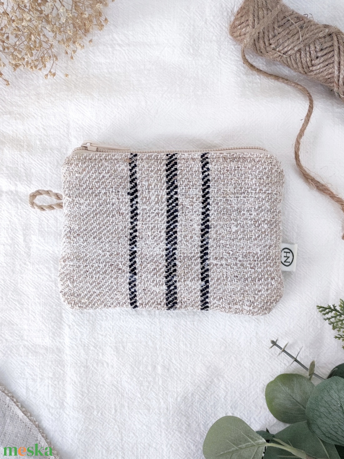 Kisméretű női kozmetikai táska - természetes zerowaste - táska & tok - neszesszer - Meska.hu