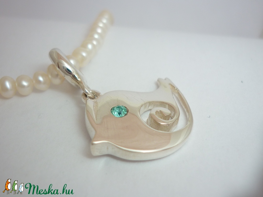 Csicsergő ezüst madár medál -  - Meska.hu