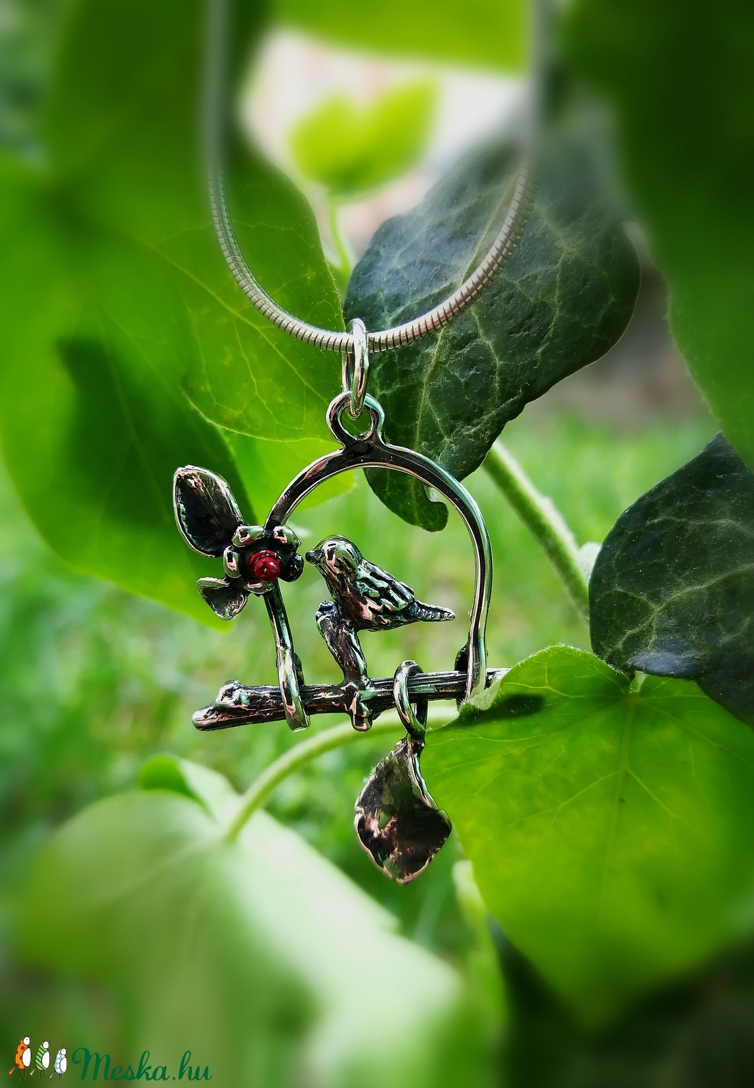 Madár medál -  - Meska.hu