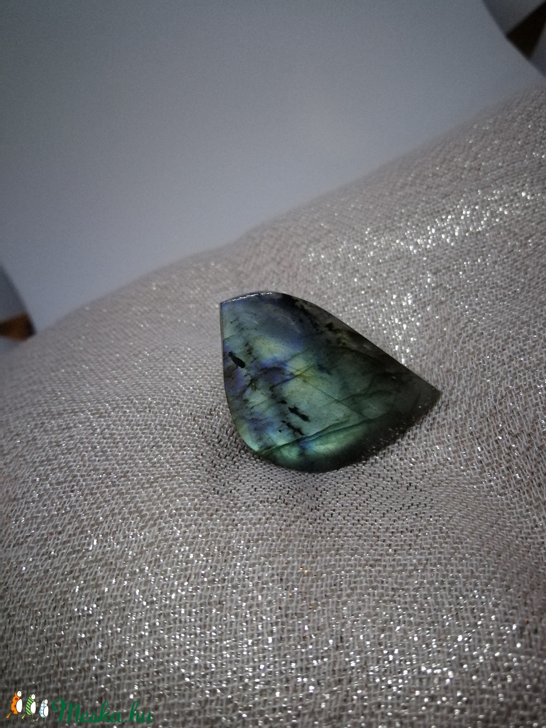 Labradorit madár bross - ékszer - kitűző és bross - Meska.hu