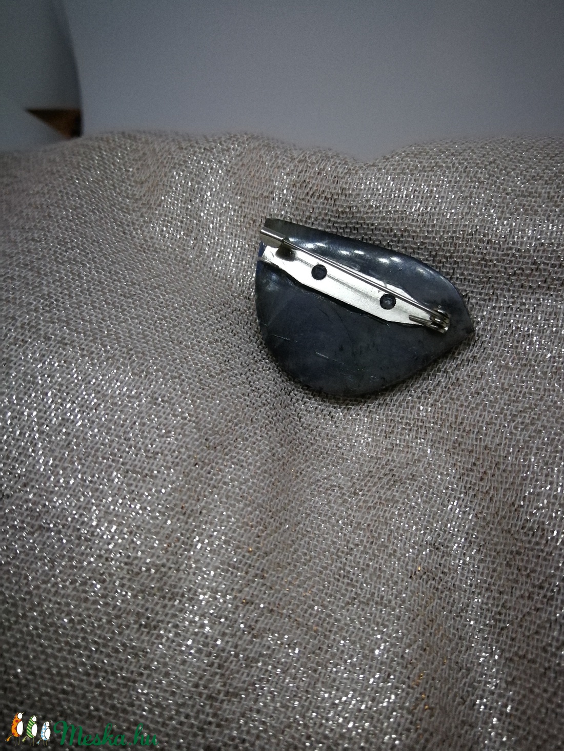 Labradorit madár bross - ékszer - kitűző és bross - Meska.hu