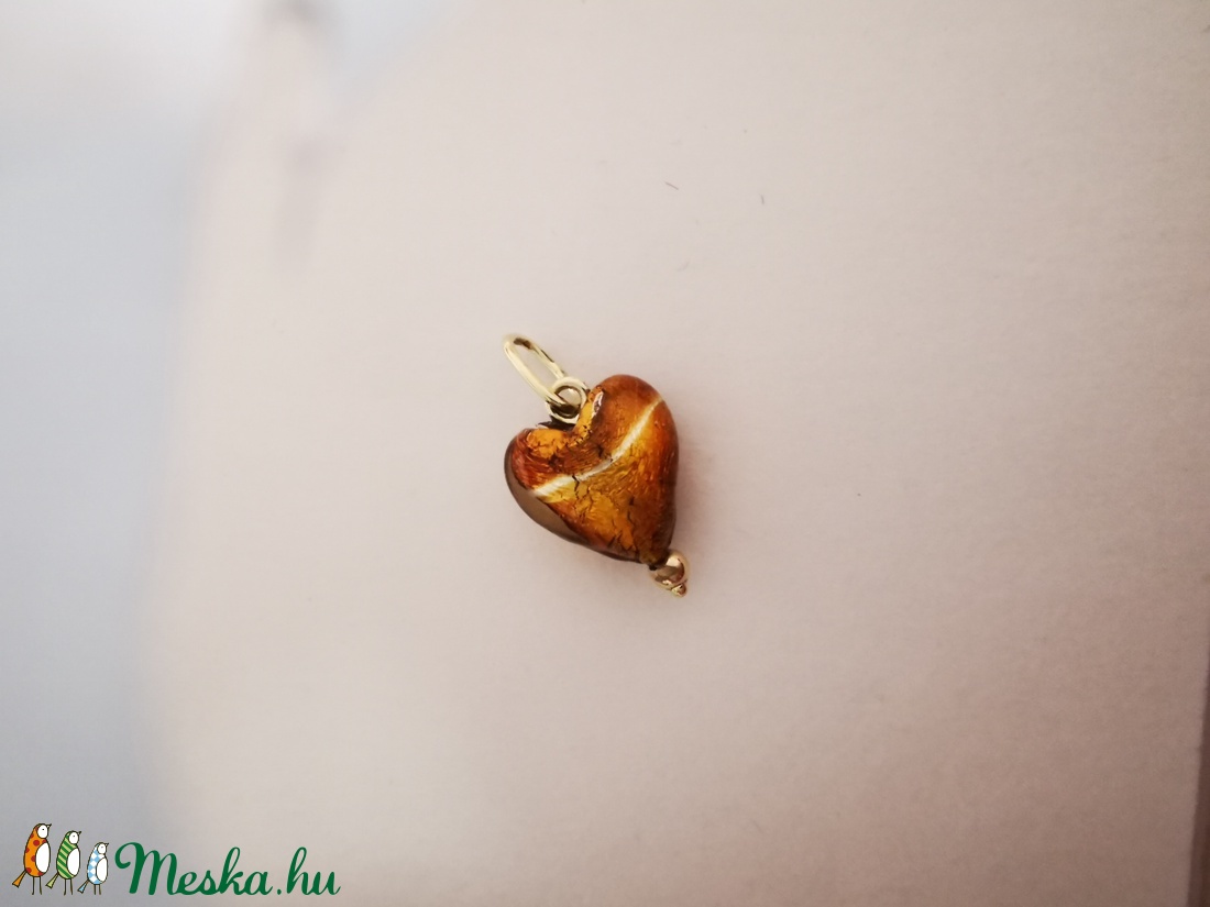 Aranyszív medál - ékszer - Meska.hu
