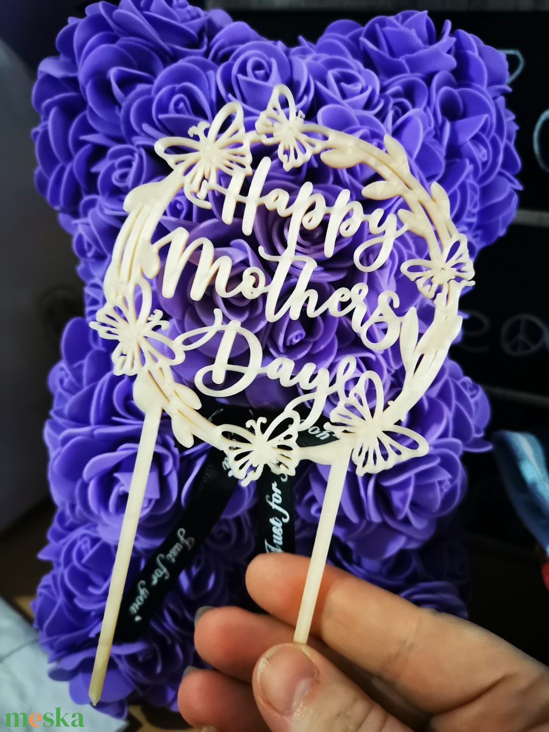 Anyák napi beszúró  - otthon & életmód - virágdekoráció - virágdíszítő kellékek - Meska.hu
