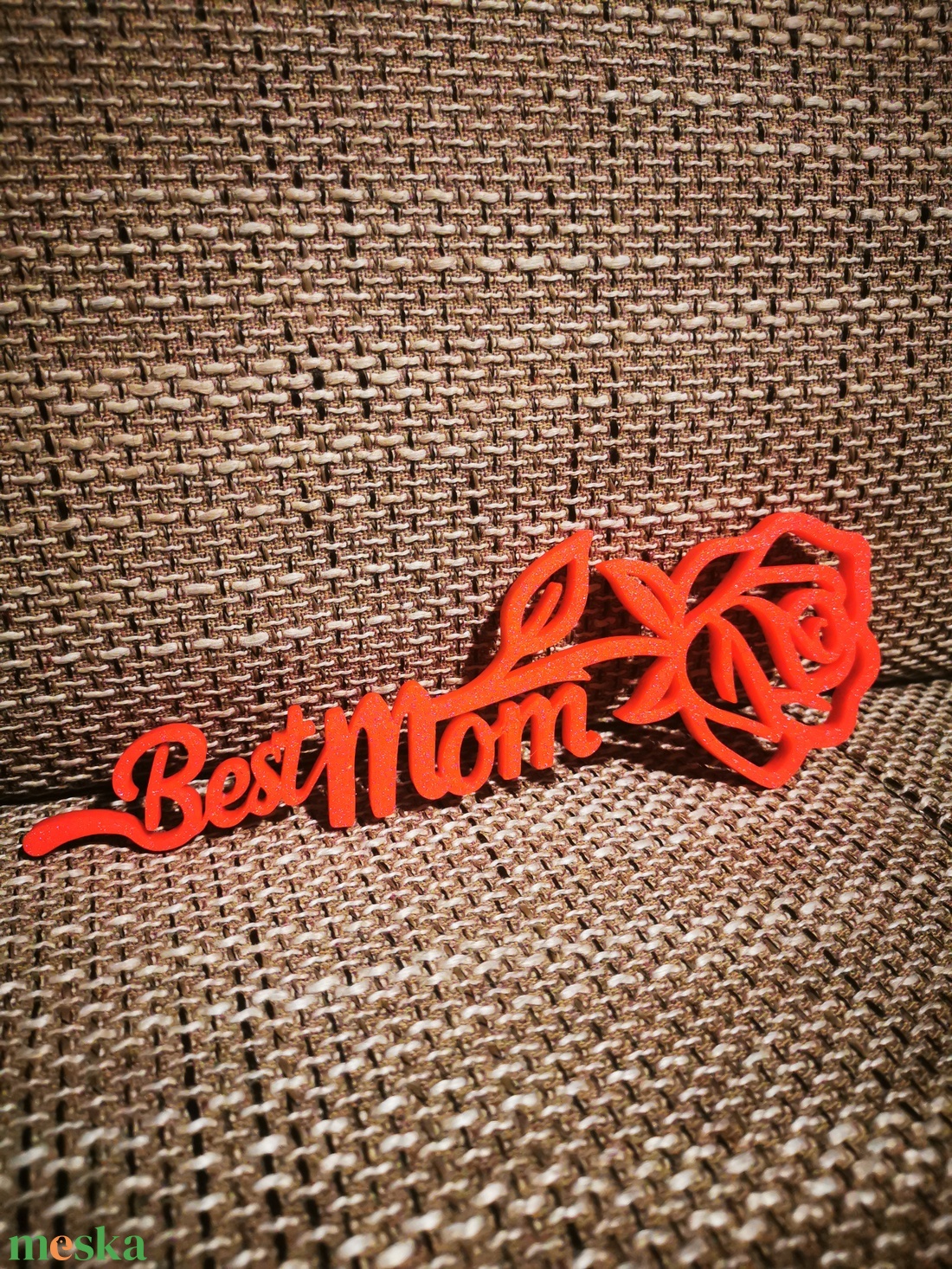 Best mom anyák napi örökvirág  - otthon & életmód - virágdekoráció - virágdíszek - asztali virágdísz - Meska.hu