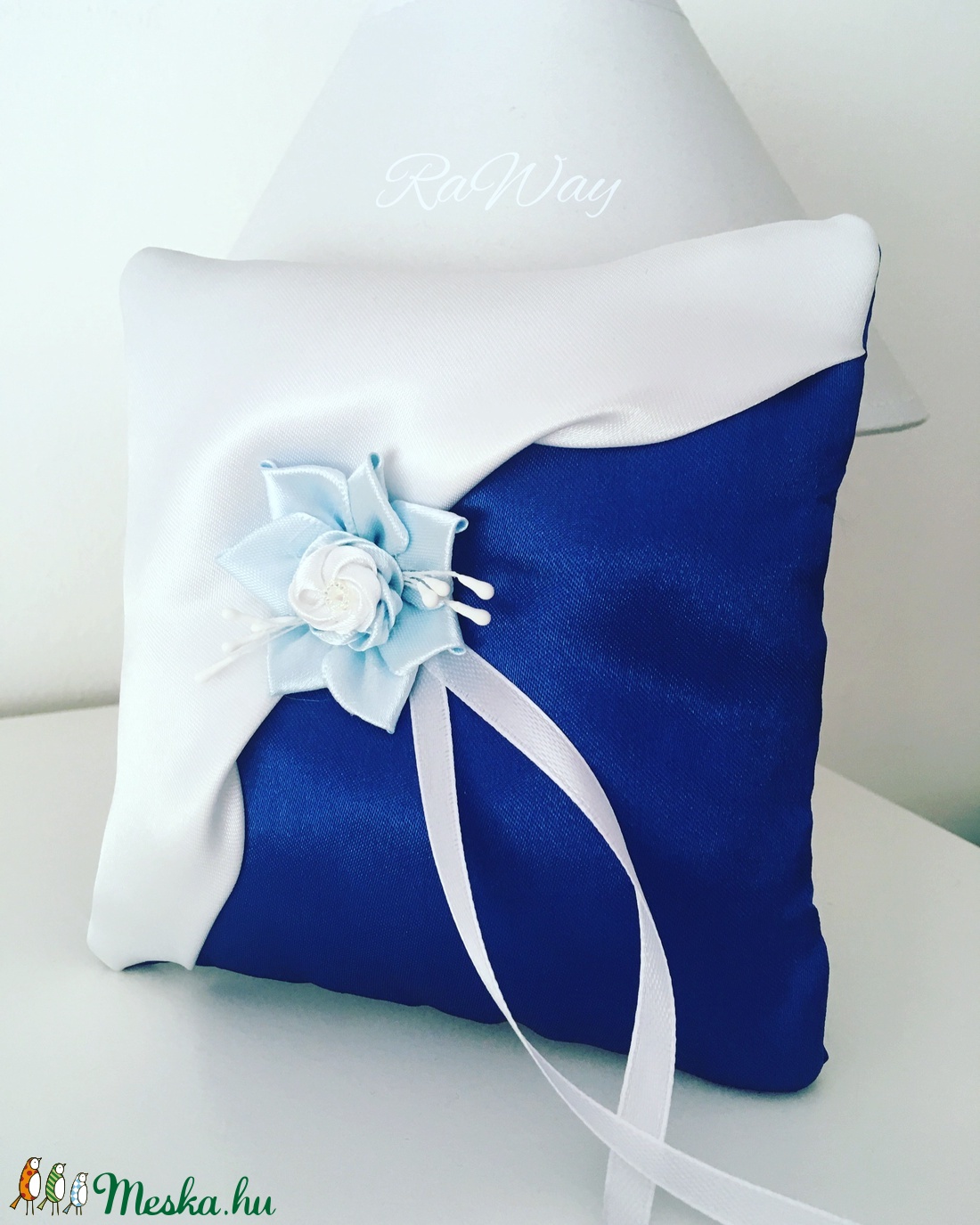 Gyűrűpárna Jégvirág - esküvő - kiegészítők - gyűrűtartó & gyűrűpárna - Meska.hu