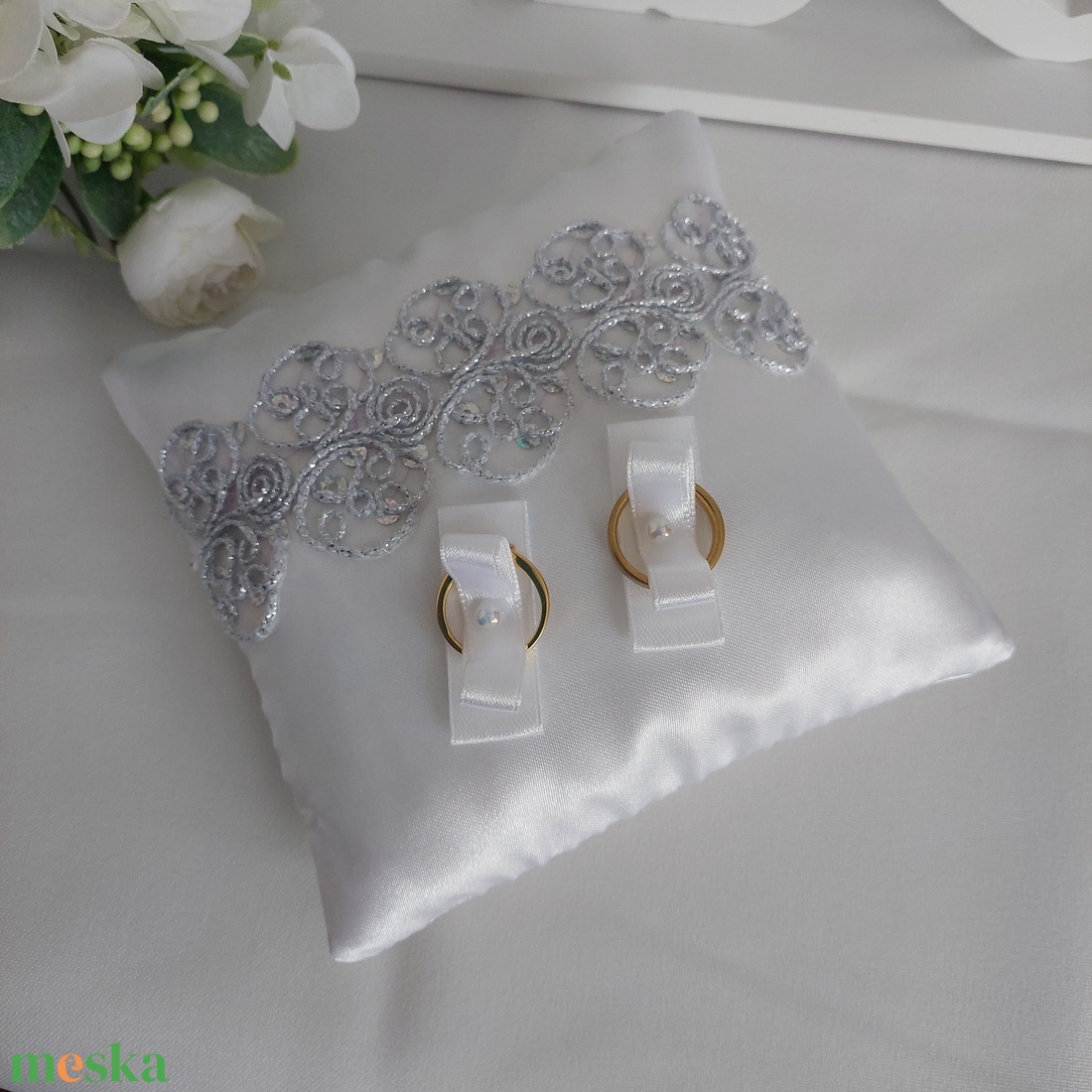 Gyűrűpárna - esküvő - kiegészítők - gyűrűtartó & gyűrűpárna - Meska.hu