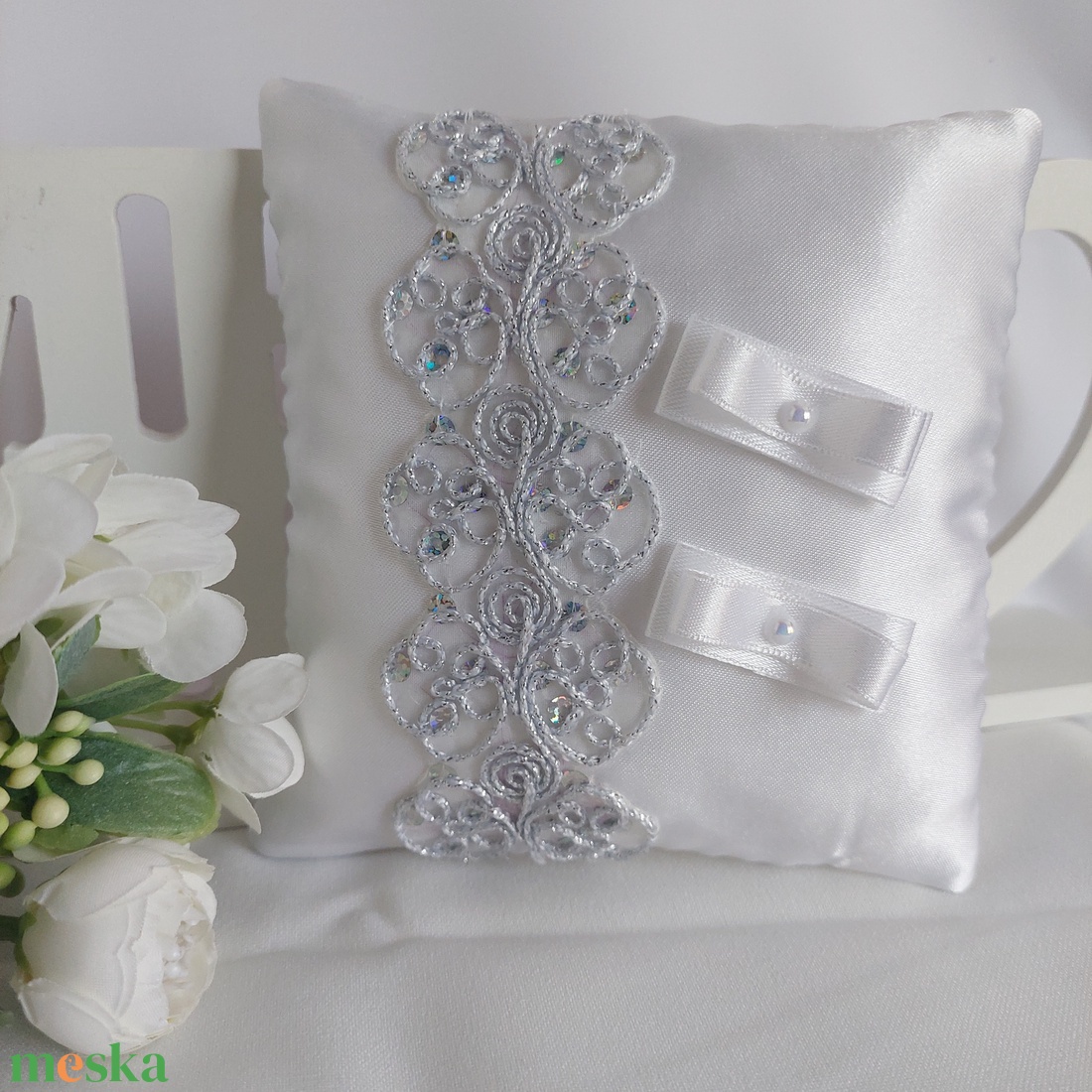Gyűrűpárna - esküvő - kiegészítők - gyűrűtartó & gyűrűpárna - Meska.hu