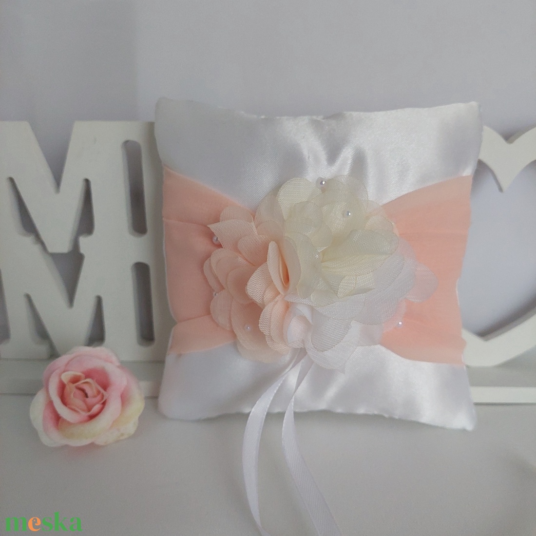 Gyűrűpárna - esküvő - kiegészítők - gyűrűtartó & gyűrűpárna - Meska.hu