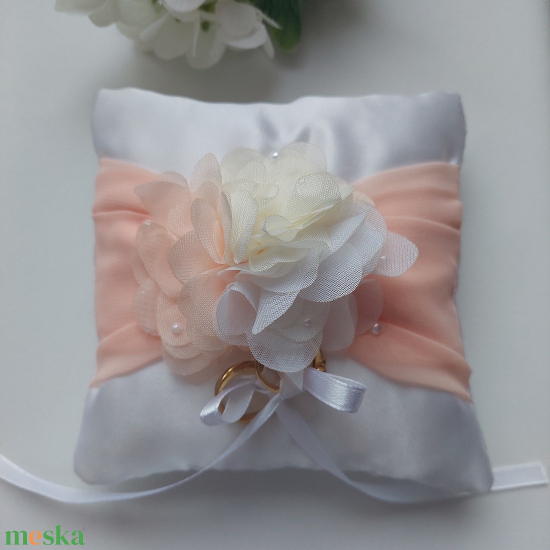 Gyűrűpárna - esküvő - kiegészítők - gyűrűtartó & gyűrűpárna - Meska.hu