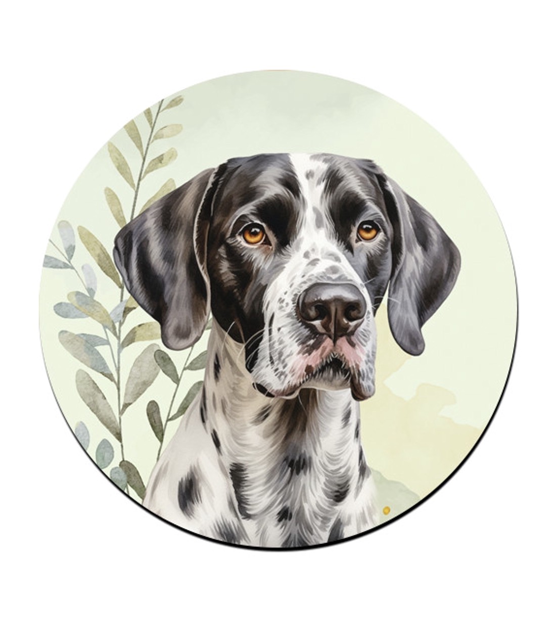 Fekete-fehér angol pointer portré mintás bögre alátét - otthon & életmód - konyhafelszerelés, tálalás - tálalás - tányér- és poháralátét - Meska.hu