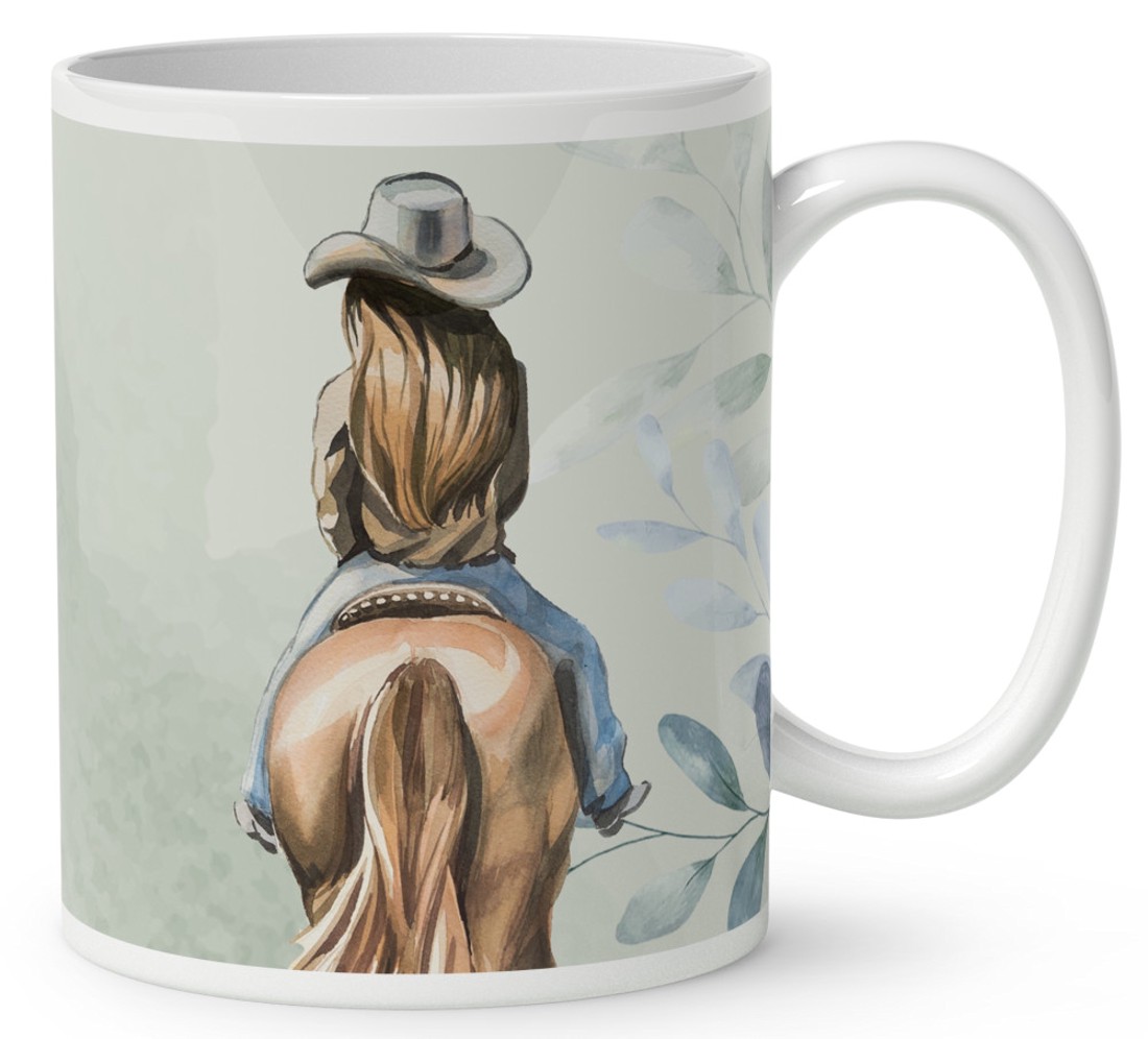 Kérd a neveddel - A lovam és én mintás bögre - otthon & életmód - konyhafelszerelés, tálalás - tálalás - bögre & csésze - Meska.hu