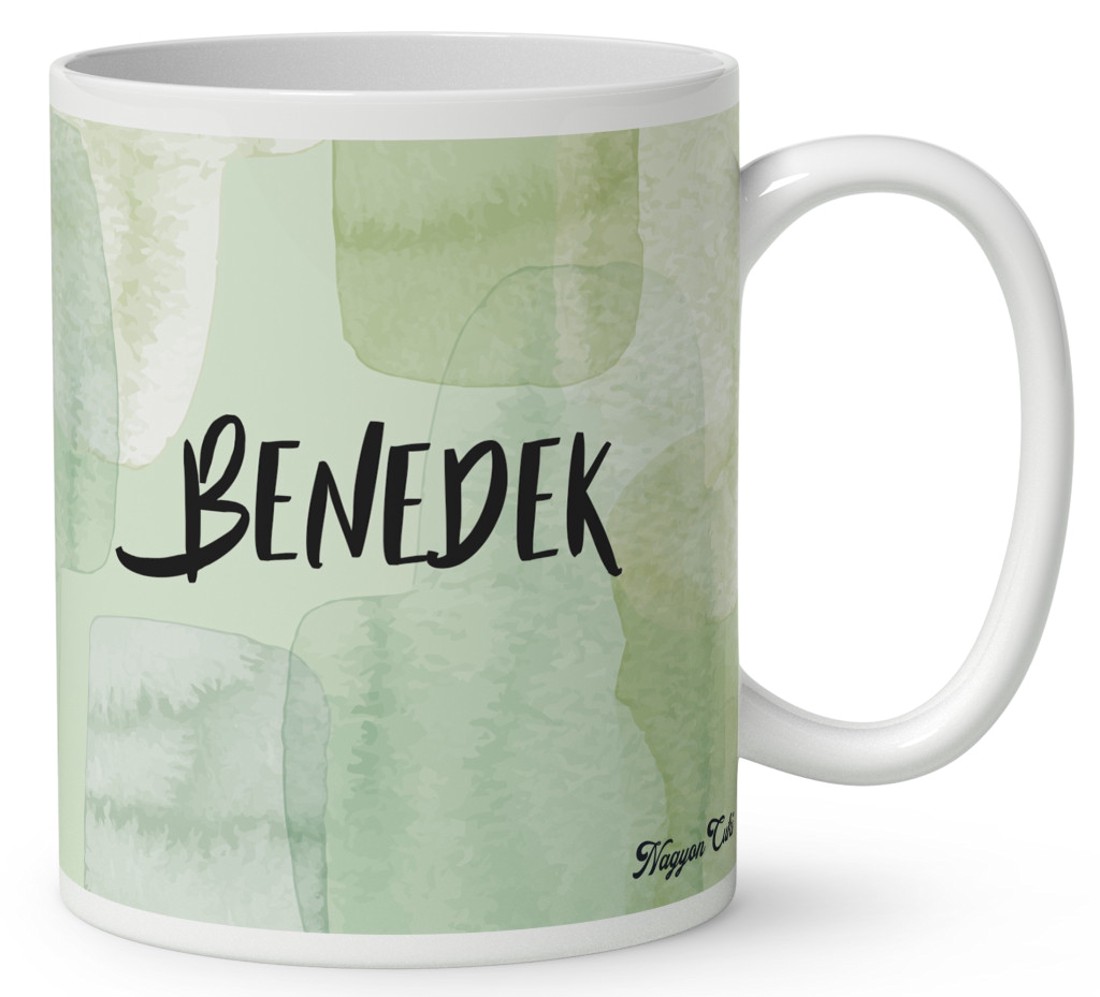 Névvel kérhető - Cuki Ezermester manó mintás bögre - otthon & életmód - konyhafelszerelés, tálalás - tálalás - bögre & csésze - Meska.hu