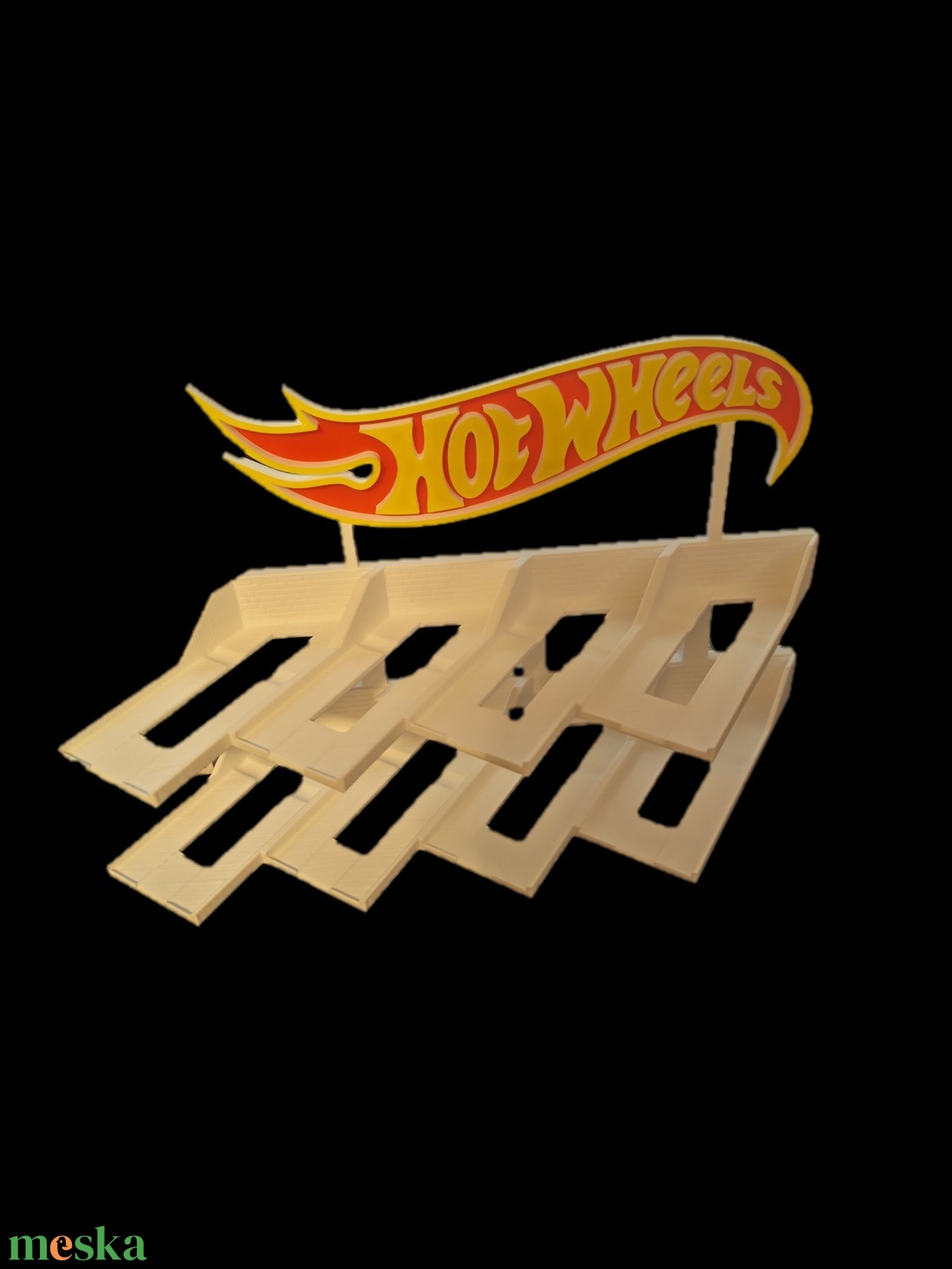 Hotwheels tartó 8db kisautó  - otthon & életmód - dekoráció - asztal és polc dekoráció - asztaldísz - Meska.hu