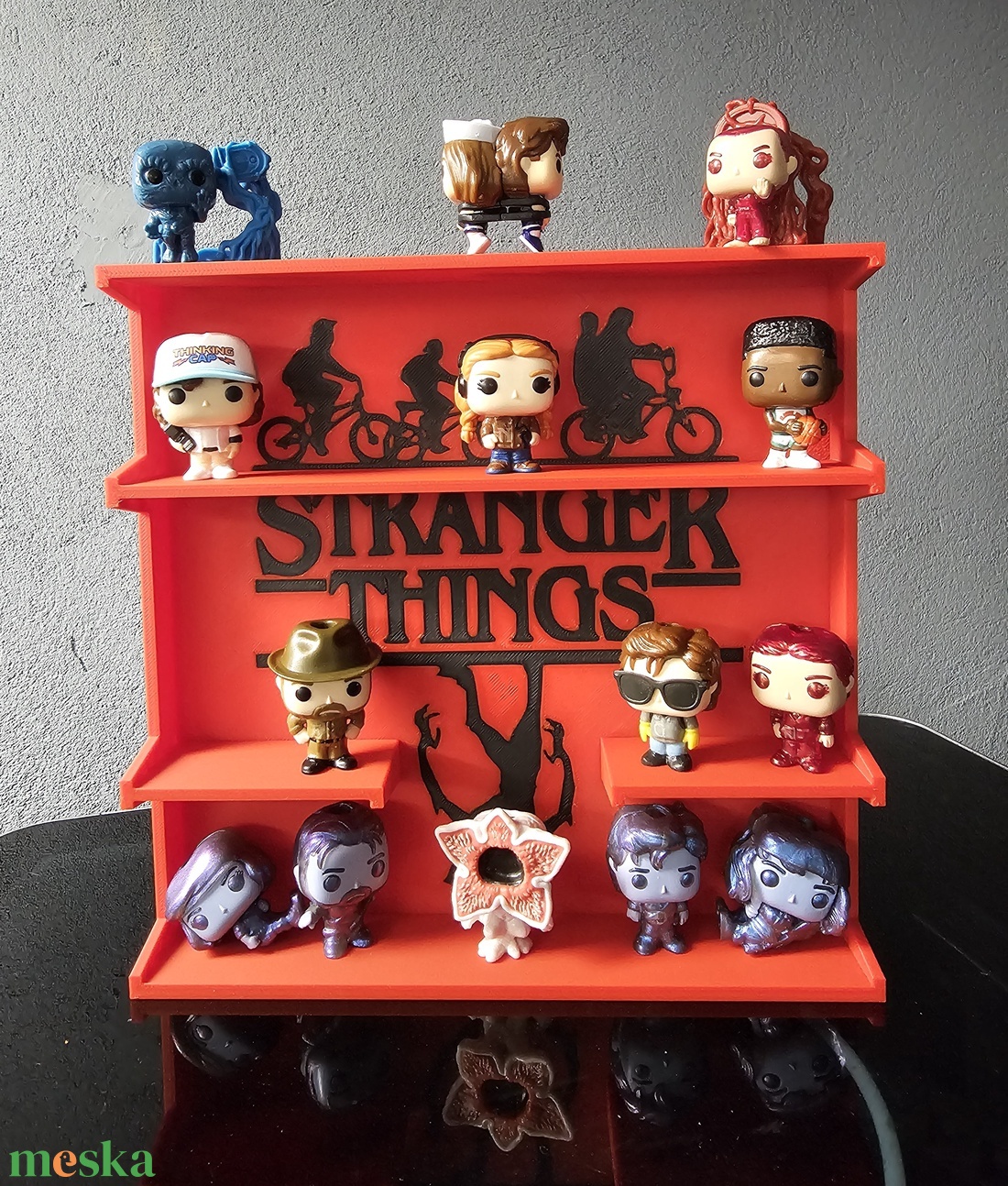 Stranger Things figura tartó polc � 20�20 cm � 3D nyomtatott dekoráció - otthon & életmód - dekoráció - asztal és polc dekoráció - asztaldísz - Meska.hu