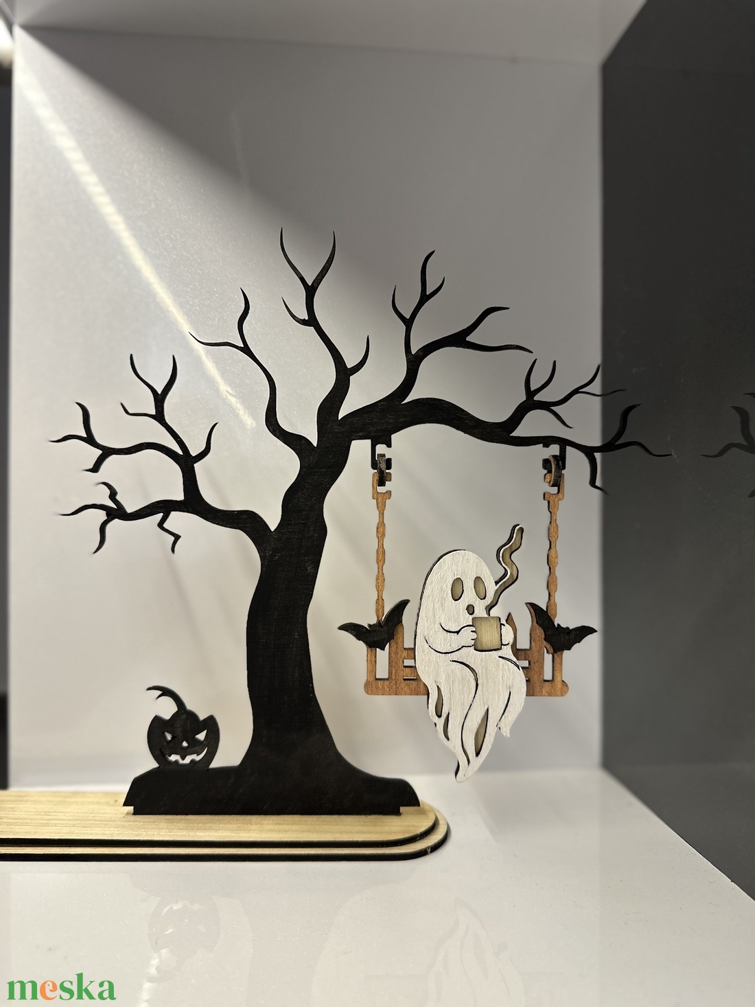 Hintázó Haloween Szellem - kellékek & szerszámok - dekorációs kellékek - őszi dekor - őszi dekortök - Meska.hu Hintázó Haloween Szellem - kellékek & szerszámok - dekorációs kellékek - őszi dekor - őszi dekortök - Meska.hu