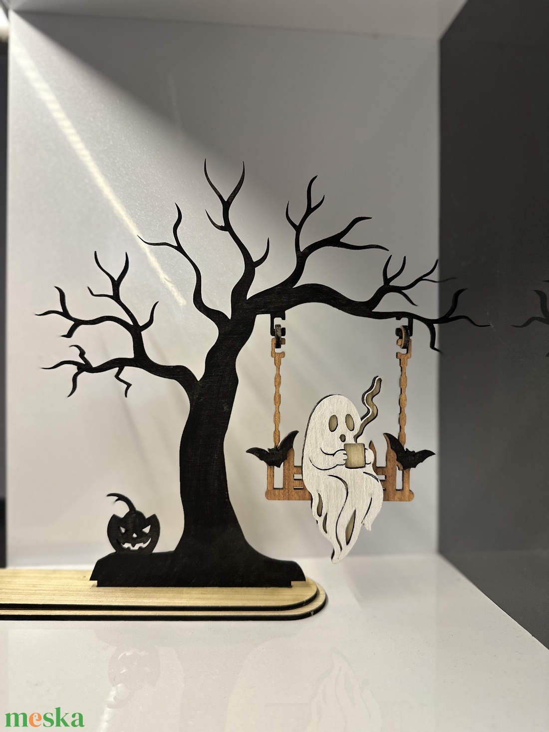 Hintázó Haloween Szellem - kellékek & szerszámok - dekorációs kellékek - őszi dekor - őszi dekortök - Meska.hu Hintázó Haloween Szellem - kellékek & szerszámok - dekorációs kellékek - őszi dekor - őszi dekortök - Meska.hu