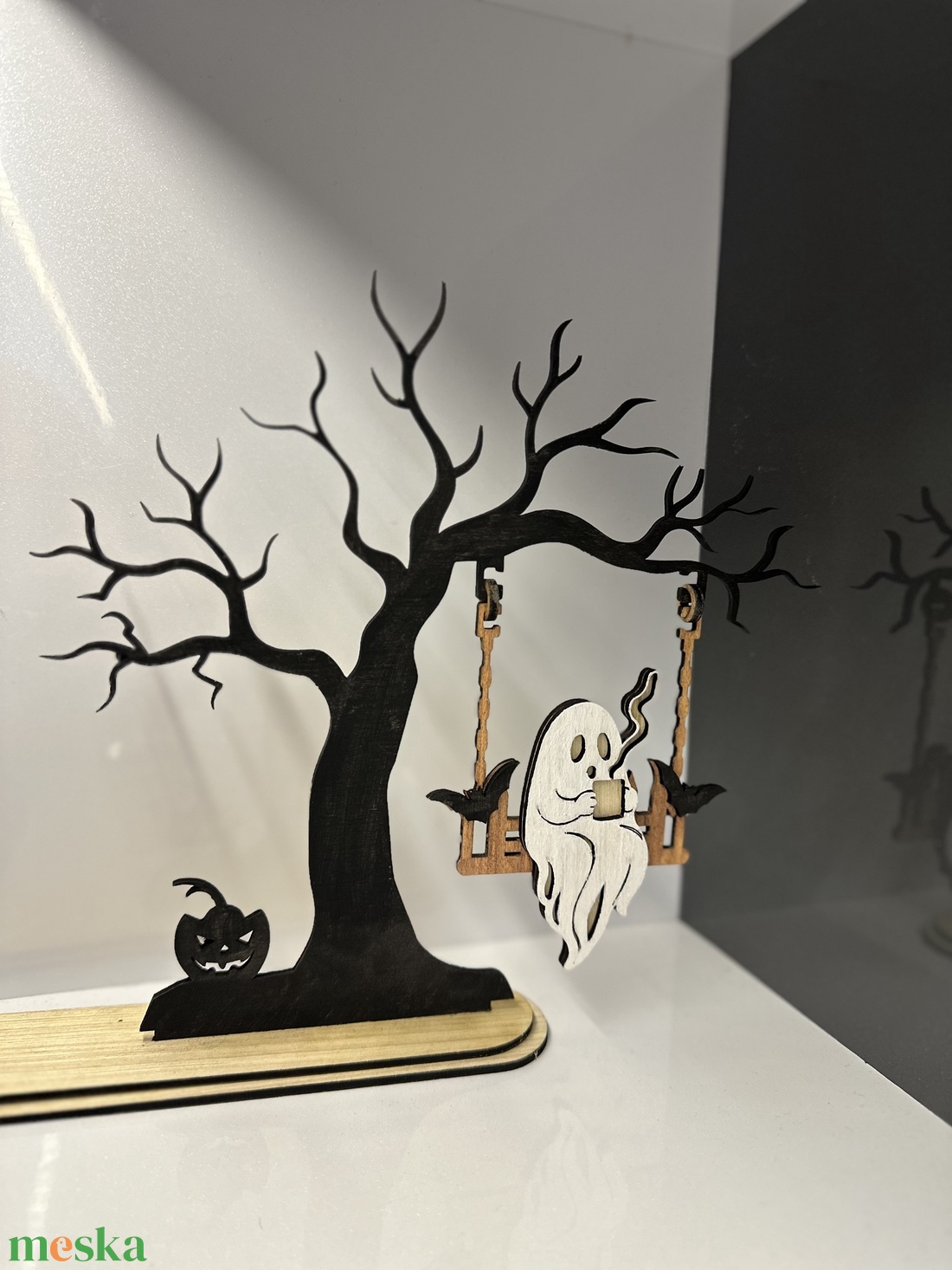Hintázó Haloween Szellem - kellékek & szerszámok - dekorációs kellékek - őszi dekor - őszi dekortök - Meska.hu Hintázó Haloween Szellem - kellékek & szerszámok - dekorációs kellékek - őszi dekor - őszi dekortök - Meska.hu