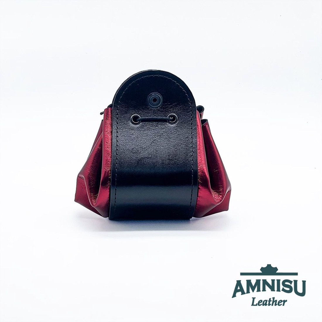 Fekete - metál bordó bőr 2in1 szütyő és kockatálca M8031-5006 - játék & sport - szerepjáték - Meska.hu