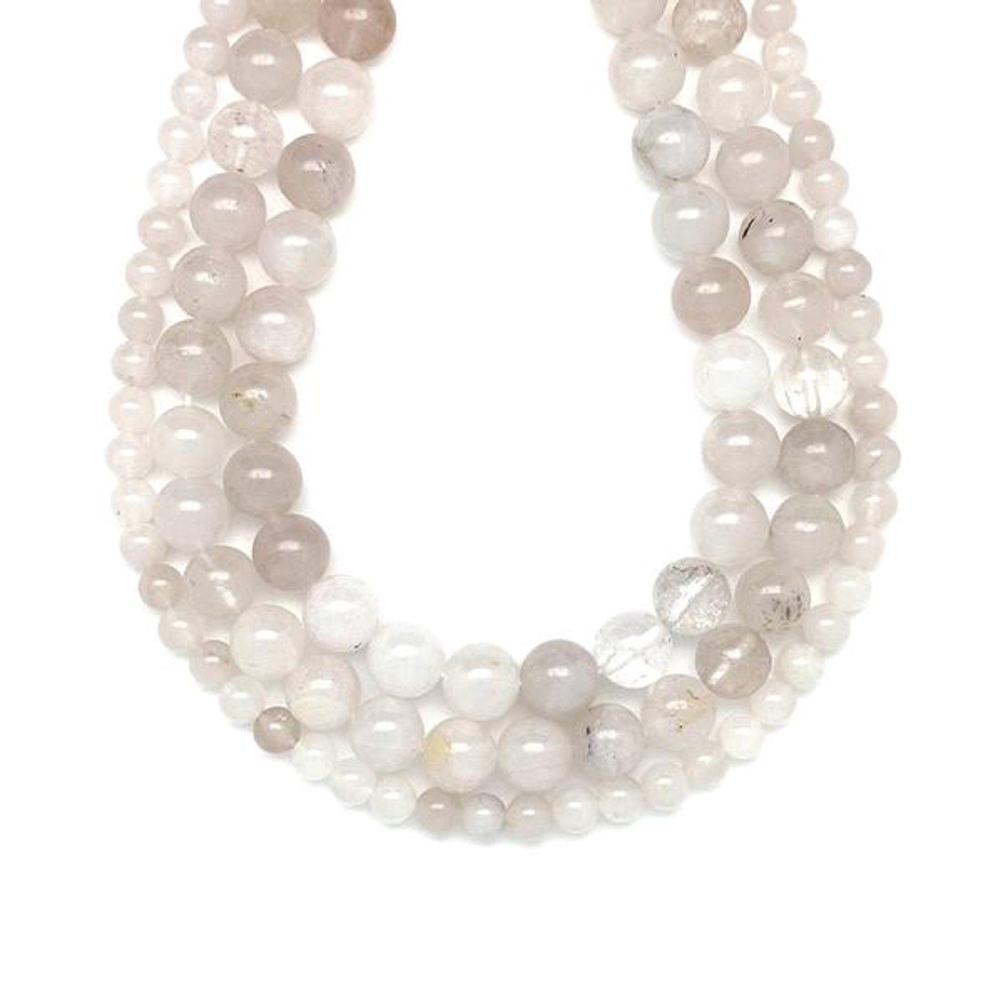 Tejkvarc golyó 6mm  ékszerkészítő alapanyag (füzér) - kellékek & szerszámok - ásvány alapanyag - ásványfüzér - Meska.hu