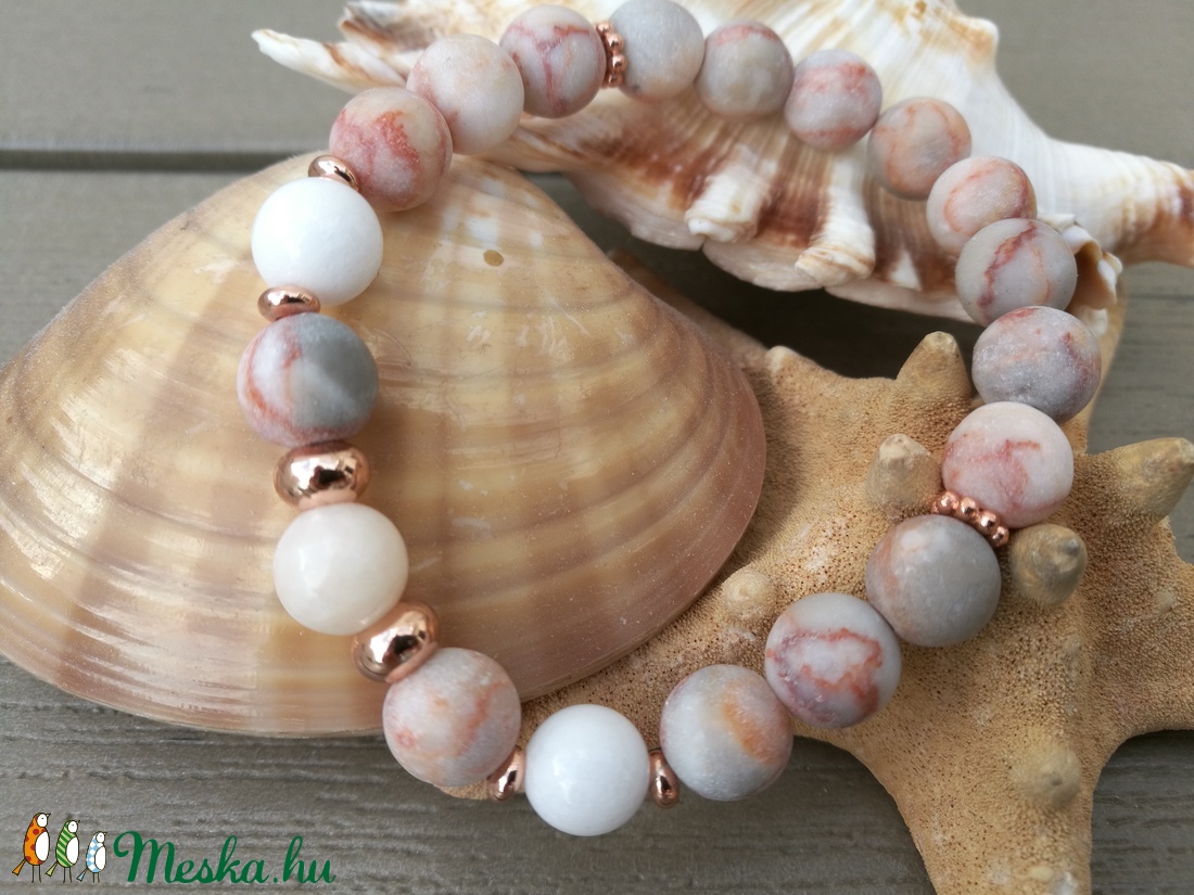 ŐSZI AKCIÓ!!! Selyemkő karkötő -  - Meska.hu
