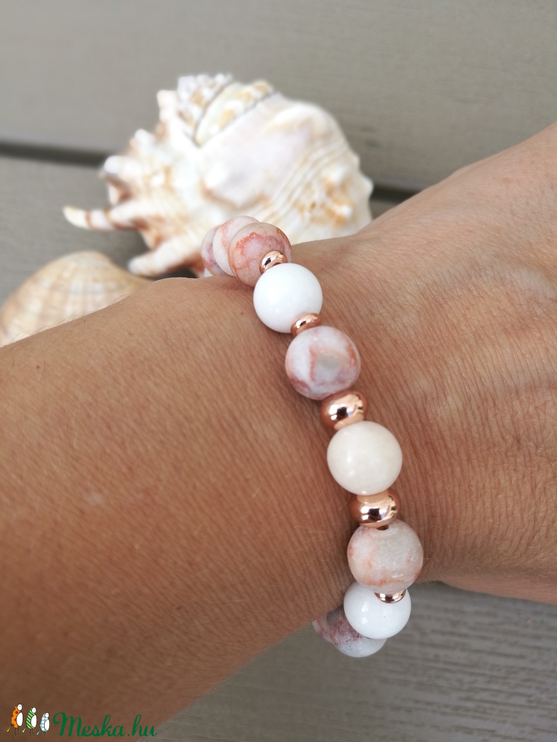 ŐSZI AKCIÓ!!! Selyemkő karkötő -  - Meska.hu