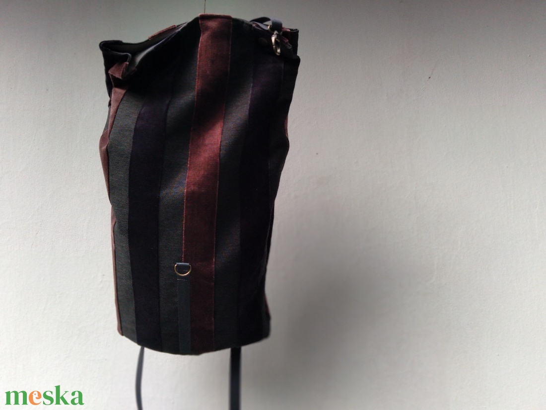 Csikos Bordó Szürke Kék textil vegán hátizsák - táska & tok - hátizsák - hátizsák - Meska.hu Csikos Bordó Szürke Kék textil vegán hátizsák - táska & tok - hátizsák - hátizsák - Meska.hu