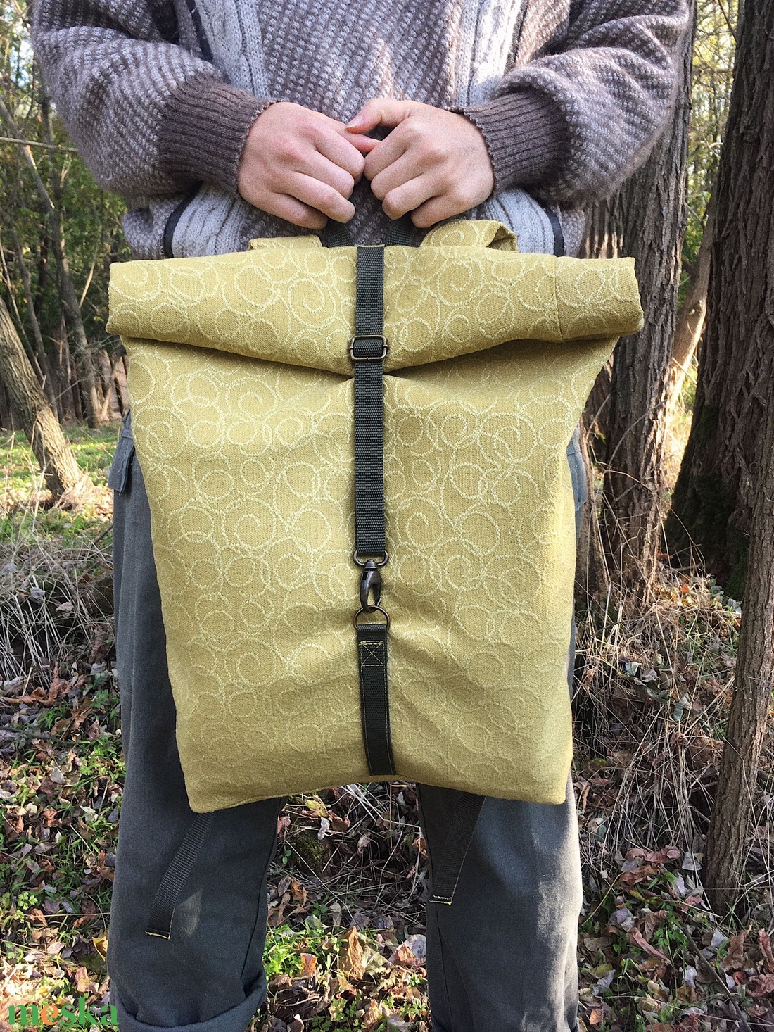 Sárga textil vegán hátizsák - táska & tok - hátizsák - iskolatáska - Meska.hu Sárga textil vegán hátizsák - táska & tok - hátizsák - iskolatáska - Meska.hu